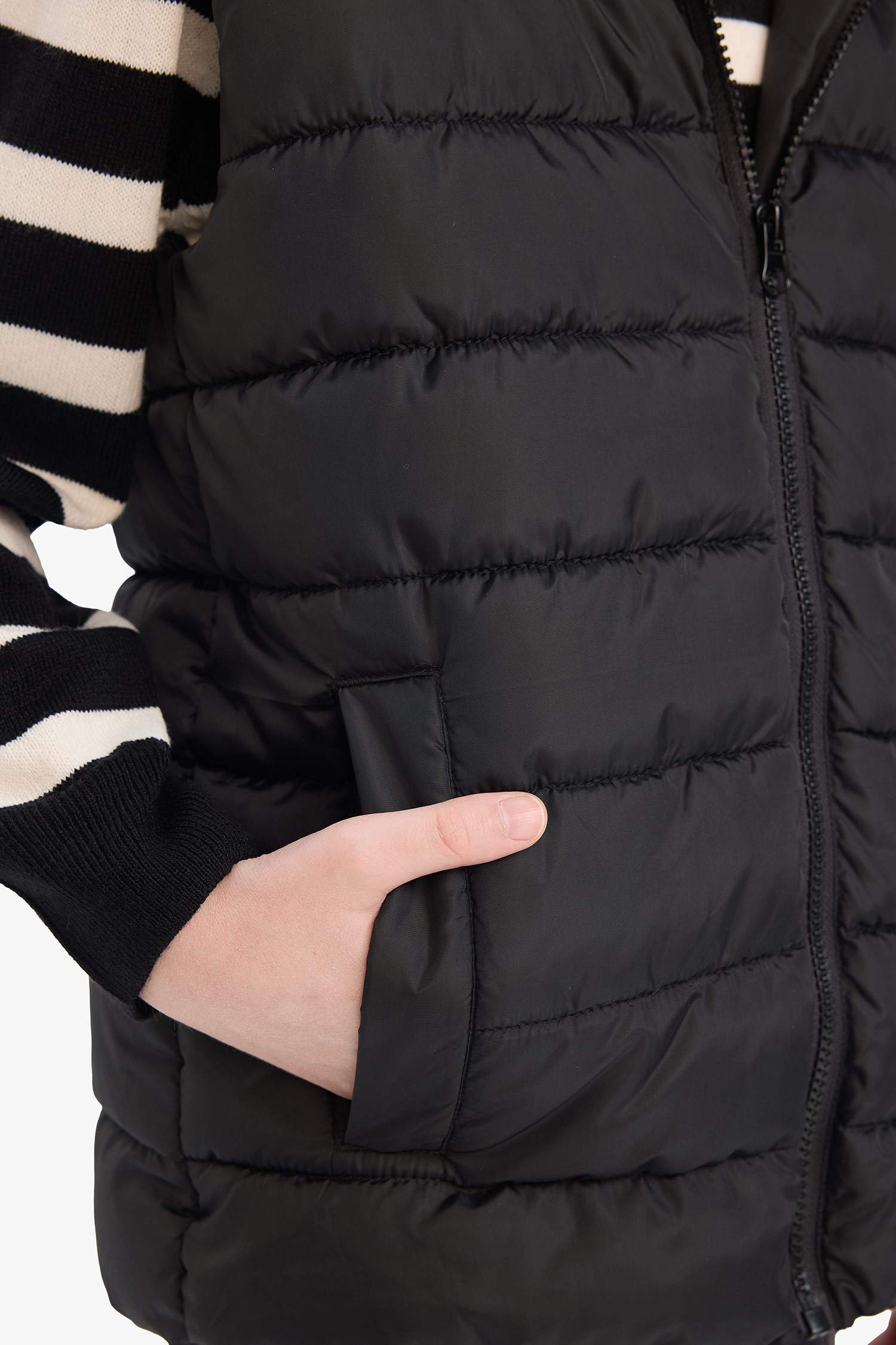 Boy Waterproof Hooded Puffer Vest