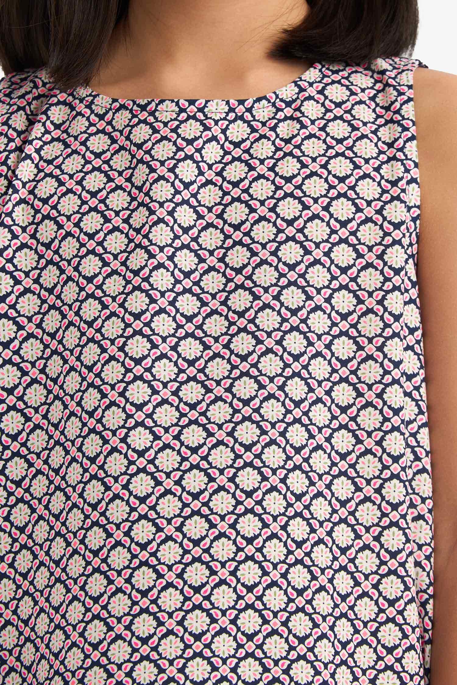 فستان ابيض بناتي فيسكوز