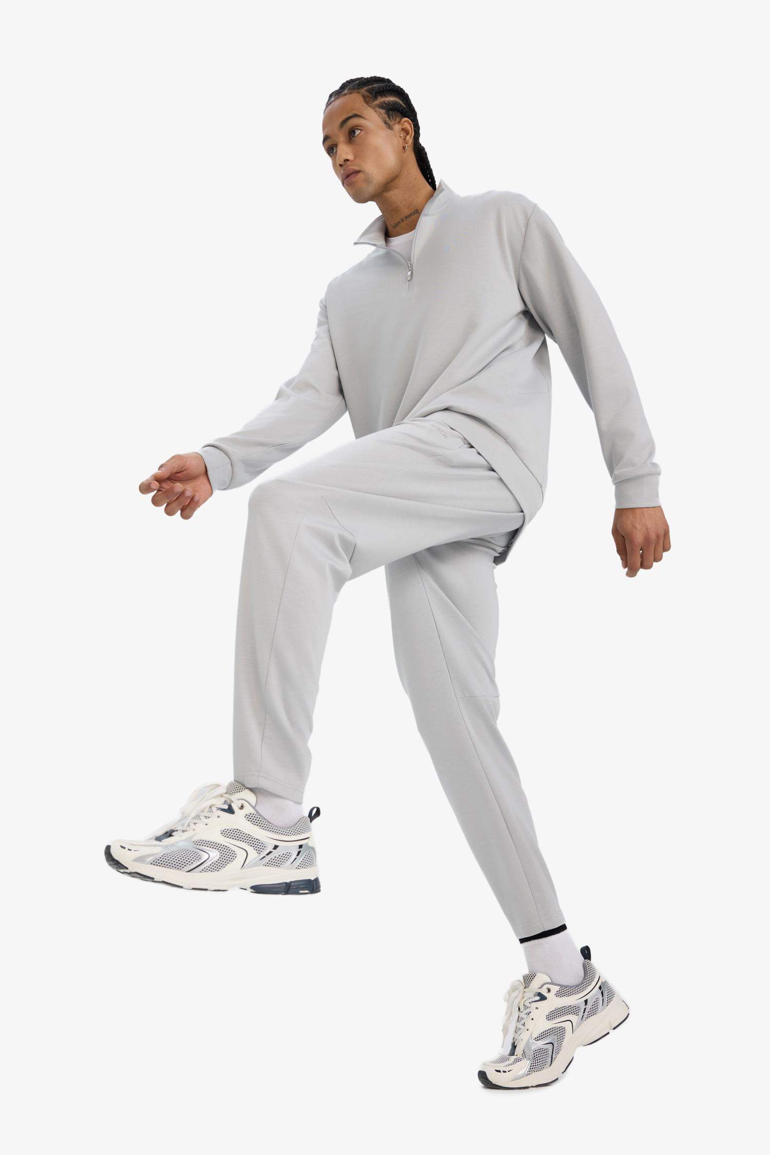 DeFactoFit спортивные брюки стандартного кроя с двойными карманами и манжетами