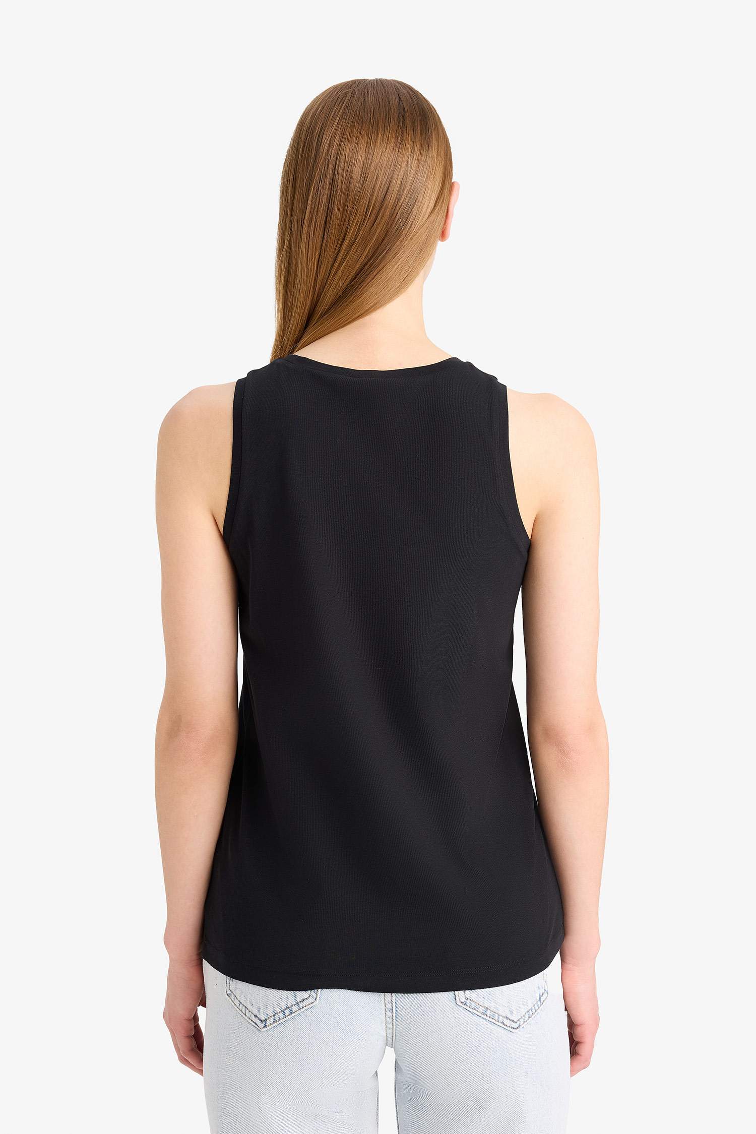 Әйелдерге қалыпты пішім дөңгелек жаға баттерфляй Ішкөйлек