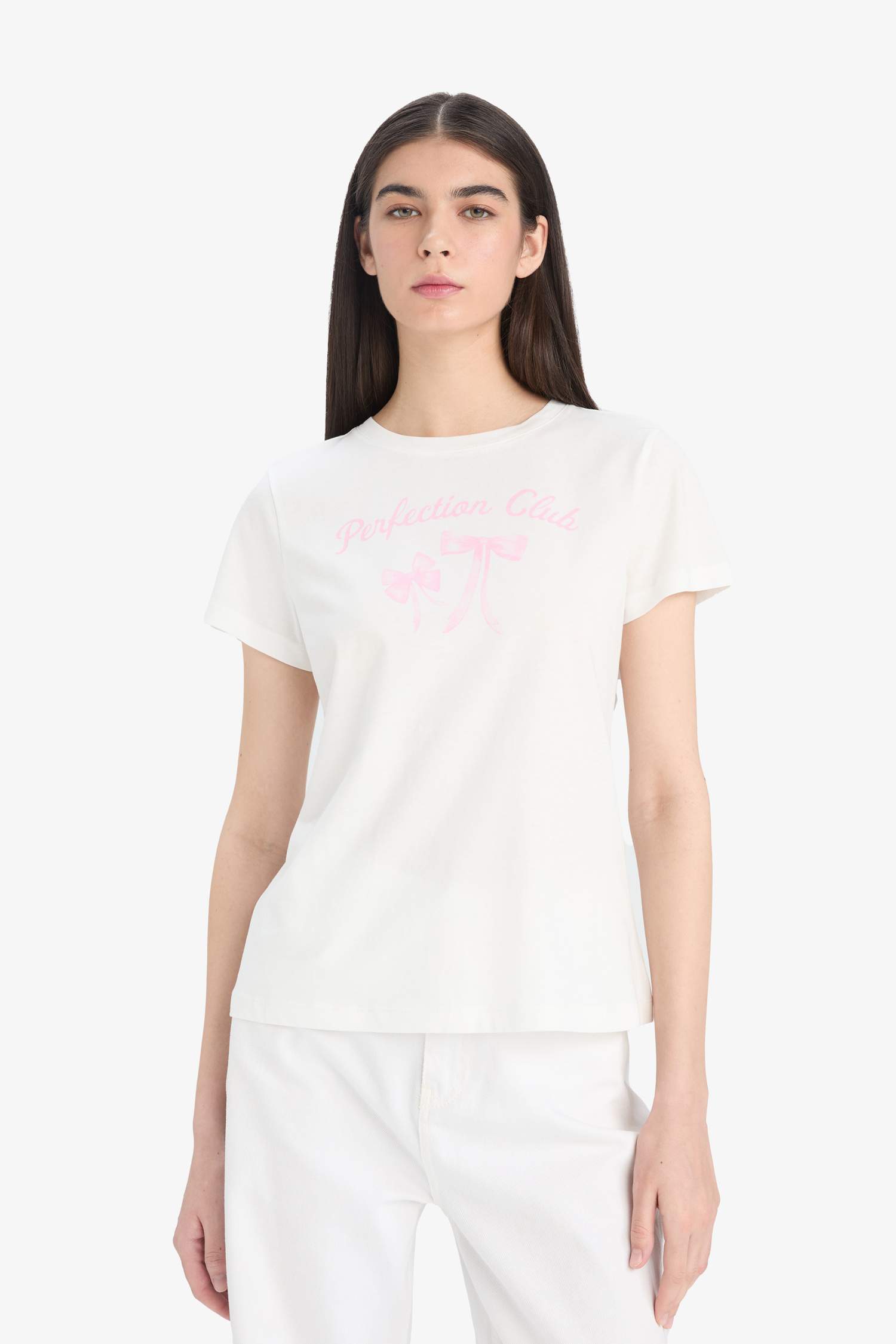 дөңгелек жаға слоган супрема мақтасы Футболка