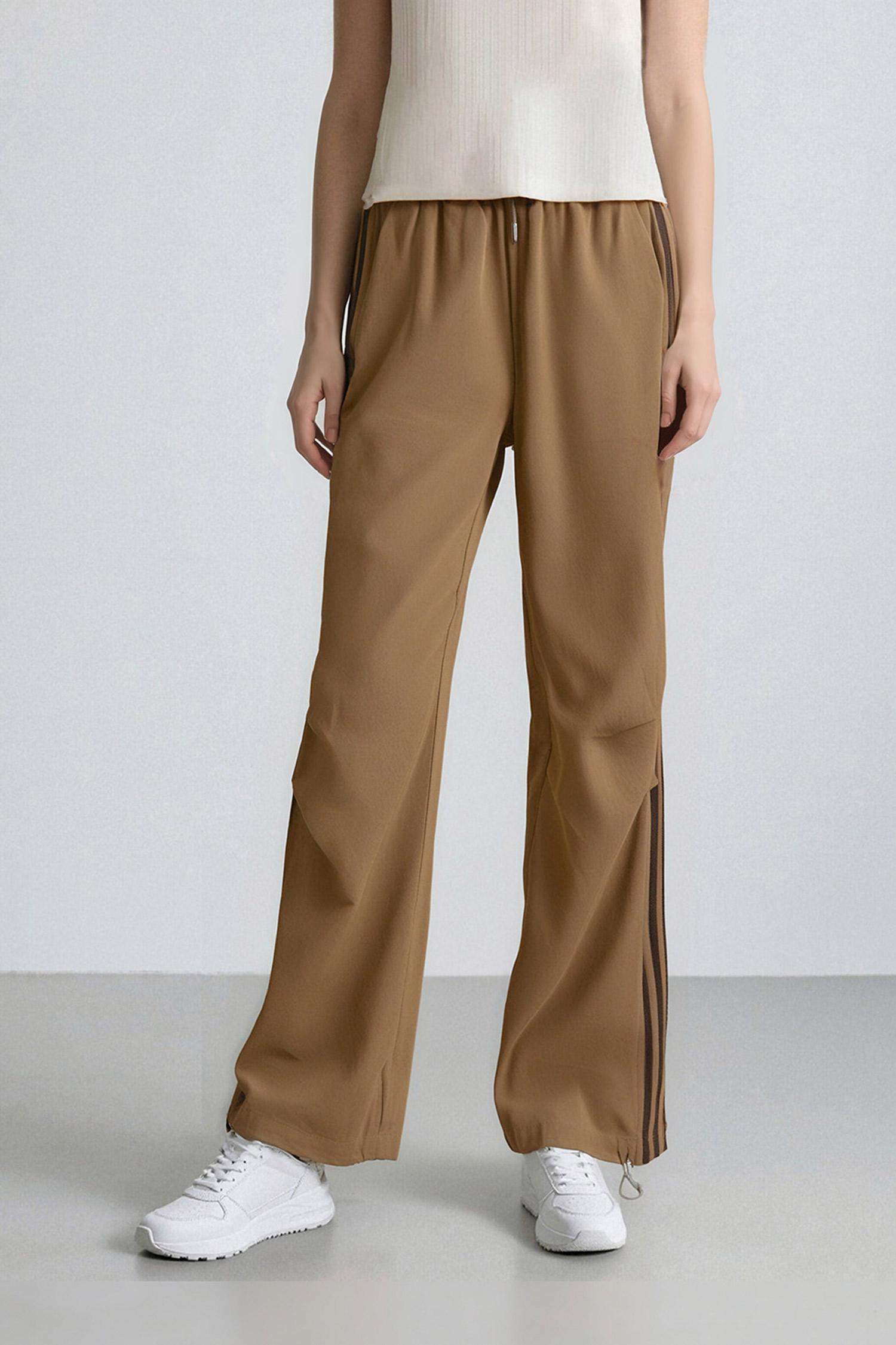 Coool Beli Lastikli Paçası Ayarlanabilir Lastikli Paraşüt Kumaş Pantolon