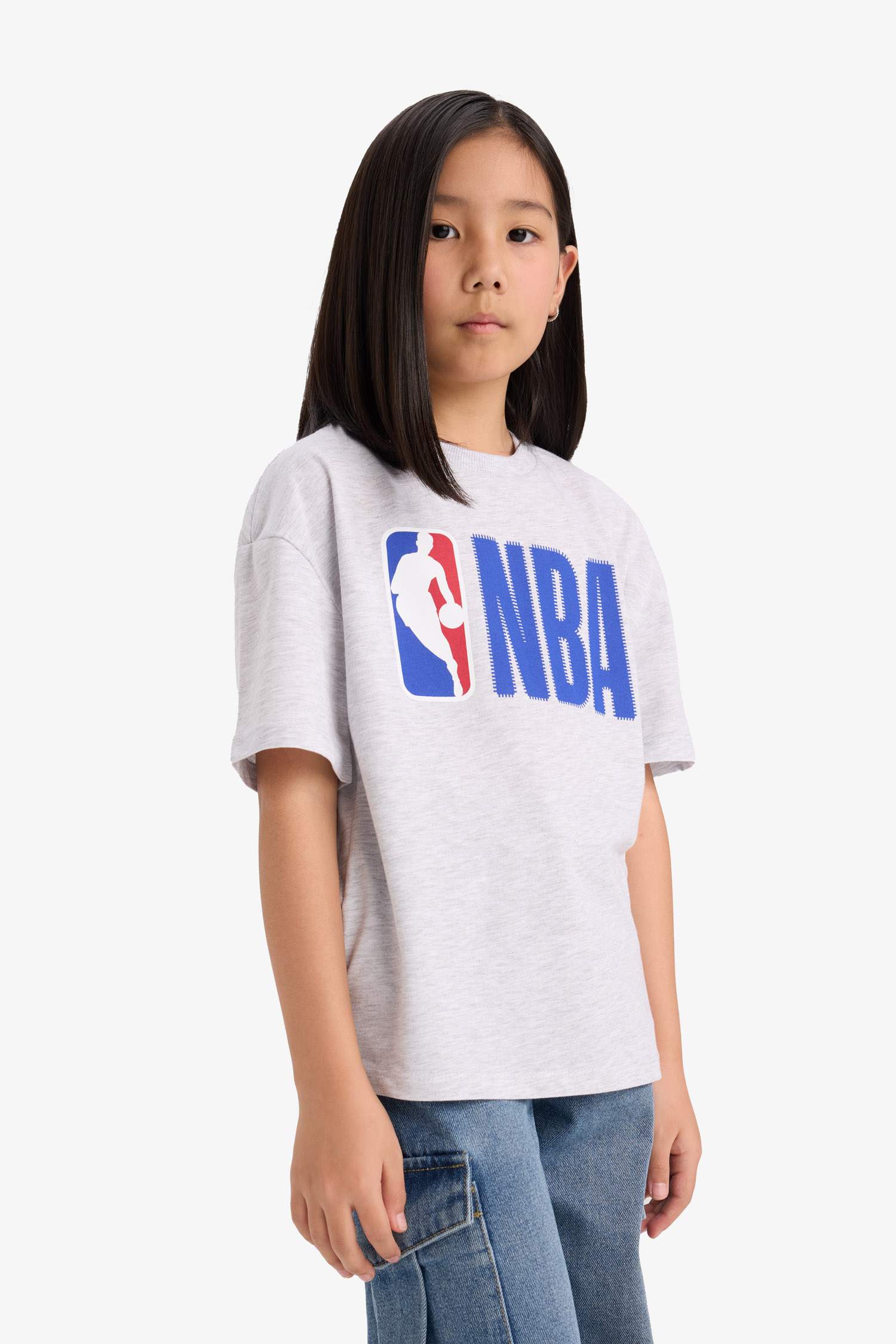 Қыздарға NBA дөңгелек жаға қысқа жеңді Қысқа жеңді футболка