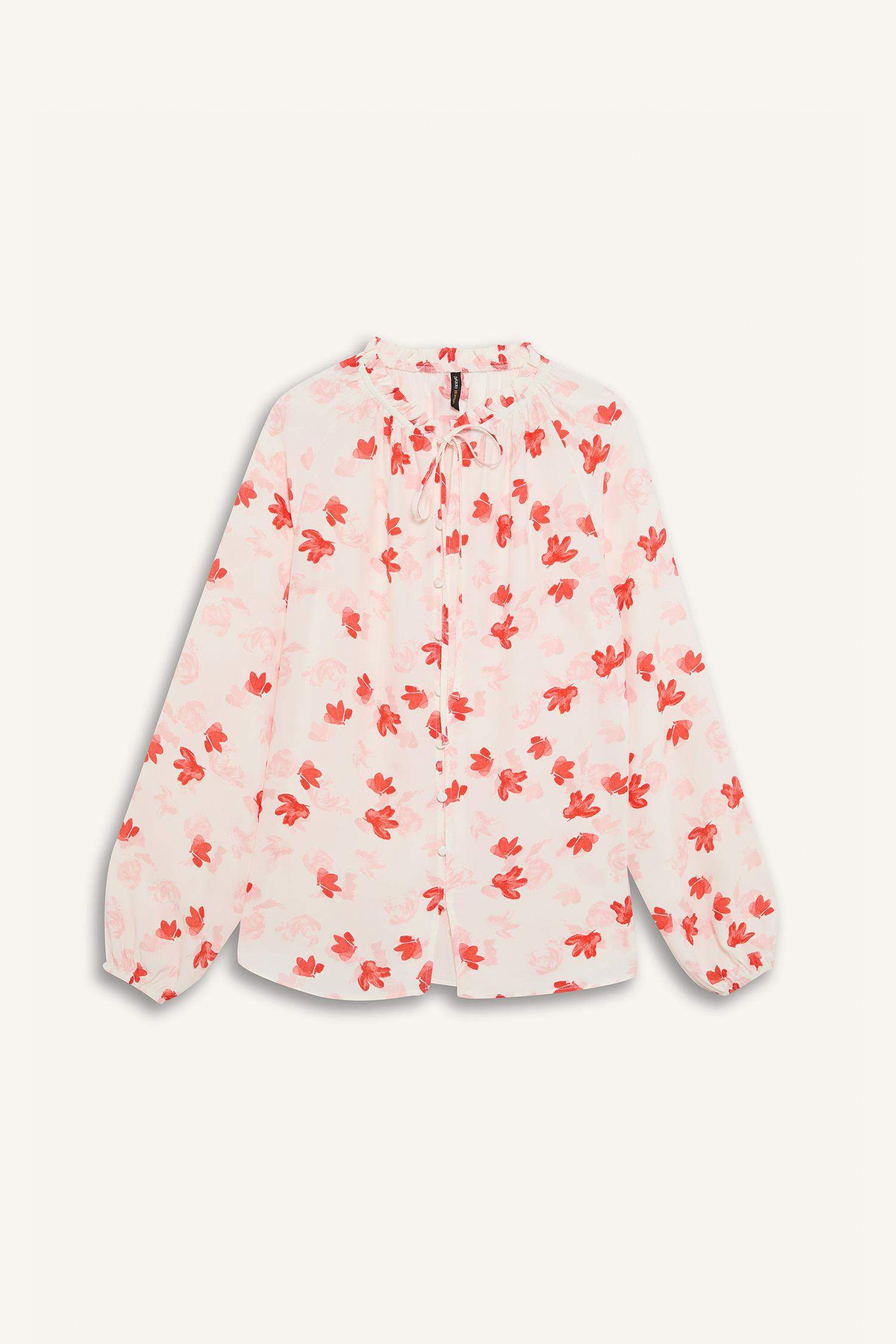 қалыпты пішім Ұзын Жеңді Блуза