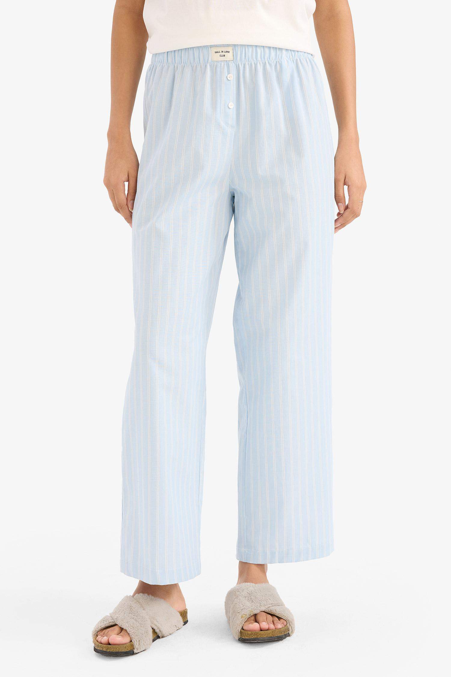 Long Length Poplin Pajama Pants