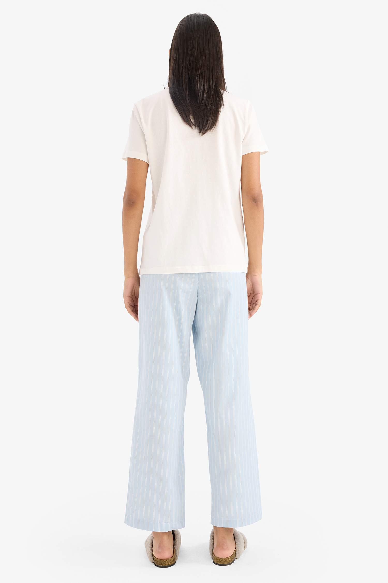 Long Length Poplin Pajama Pants