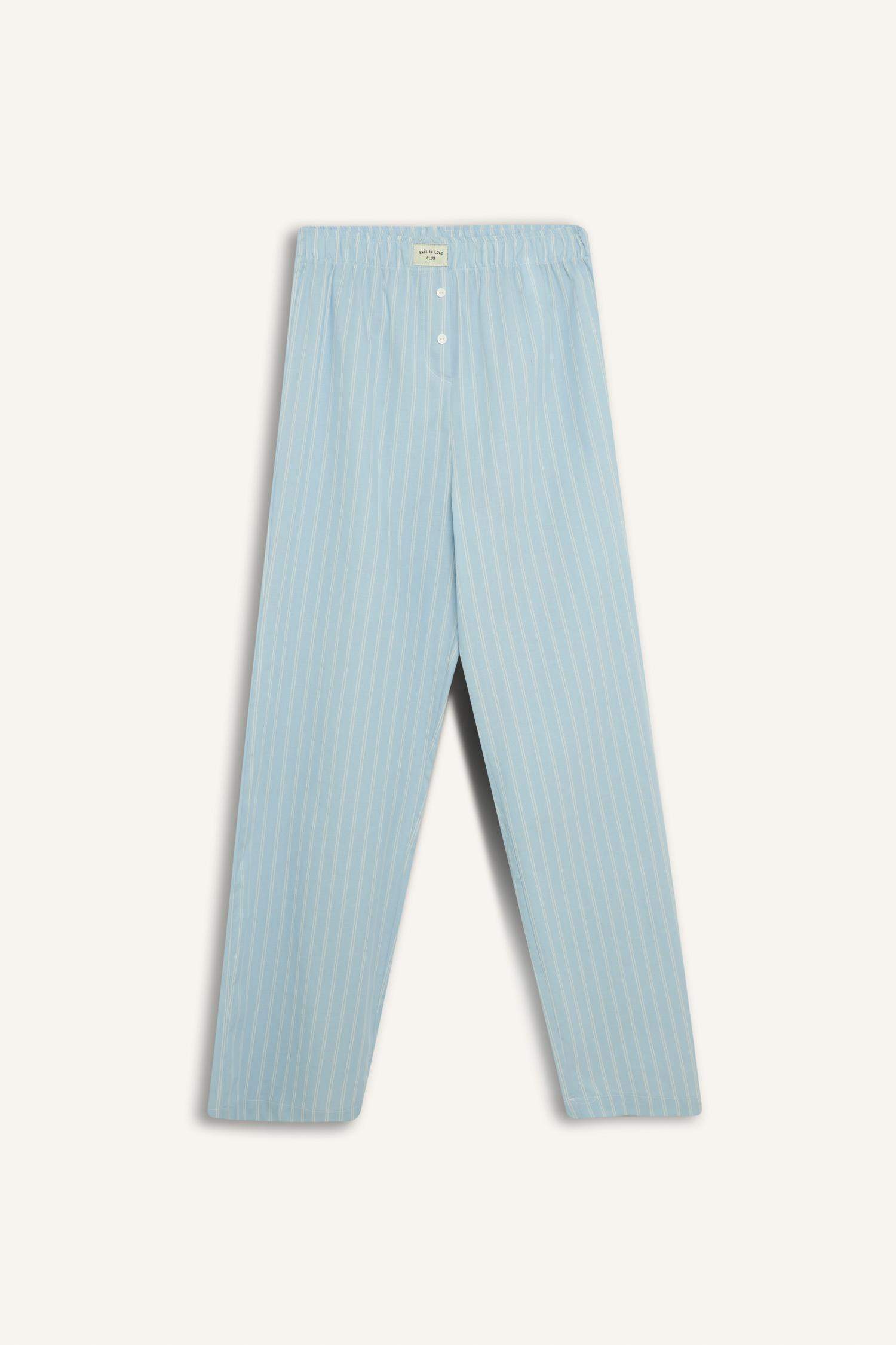 Long Length Poplin Pajama Pants