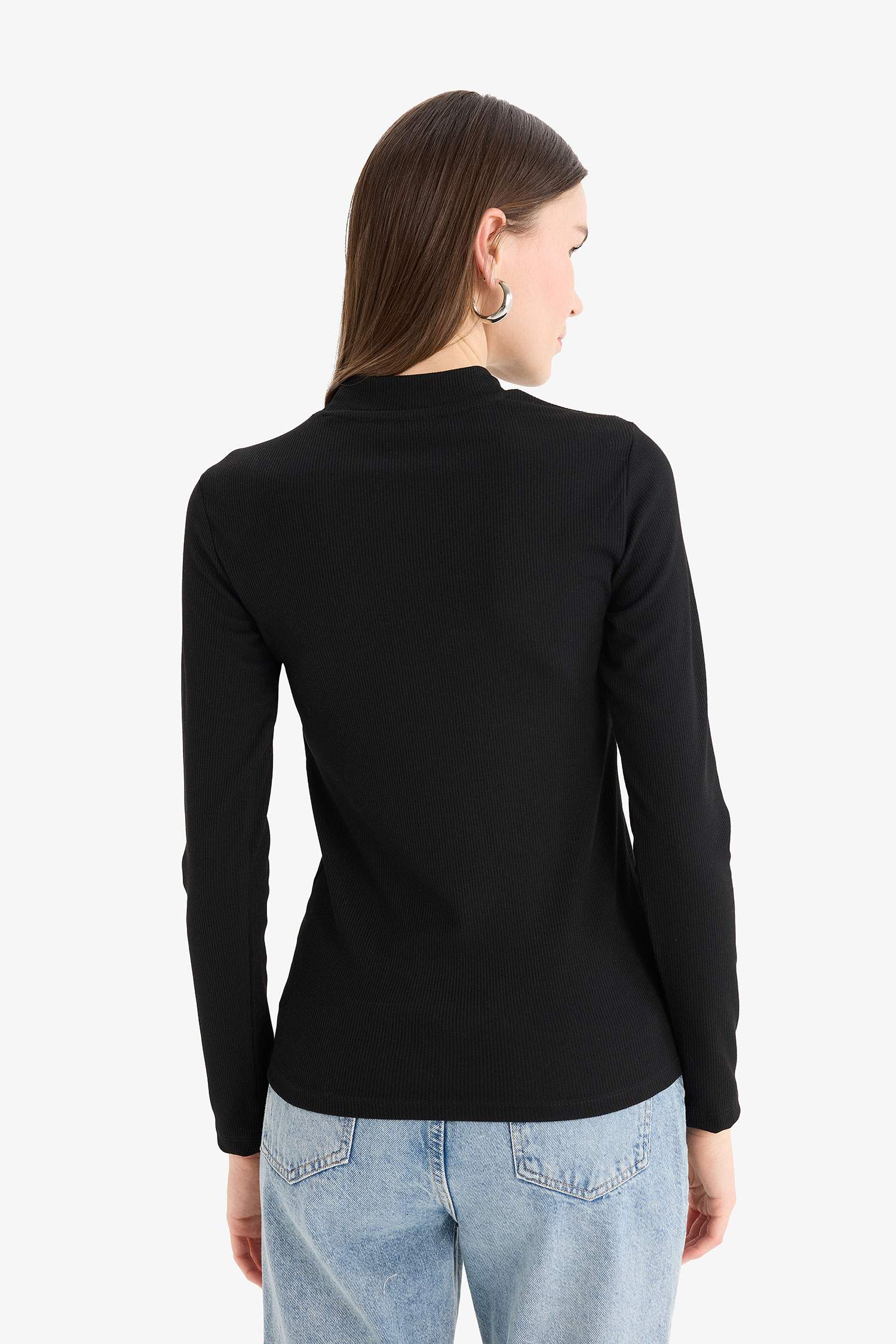 Camisole Half Turtleneck Long Sleeve Tunic