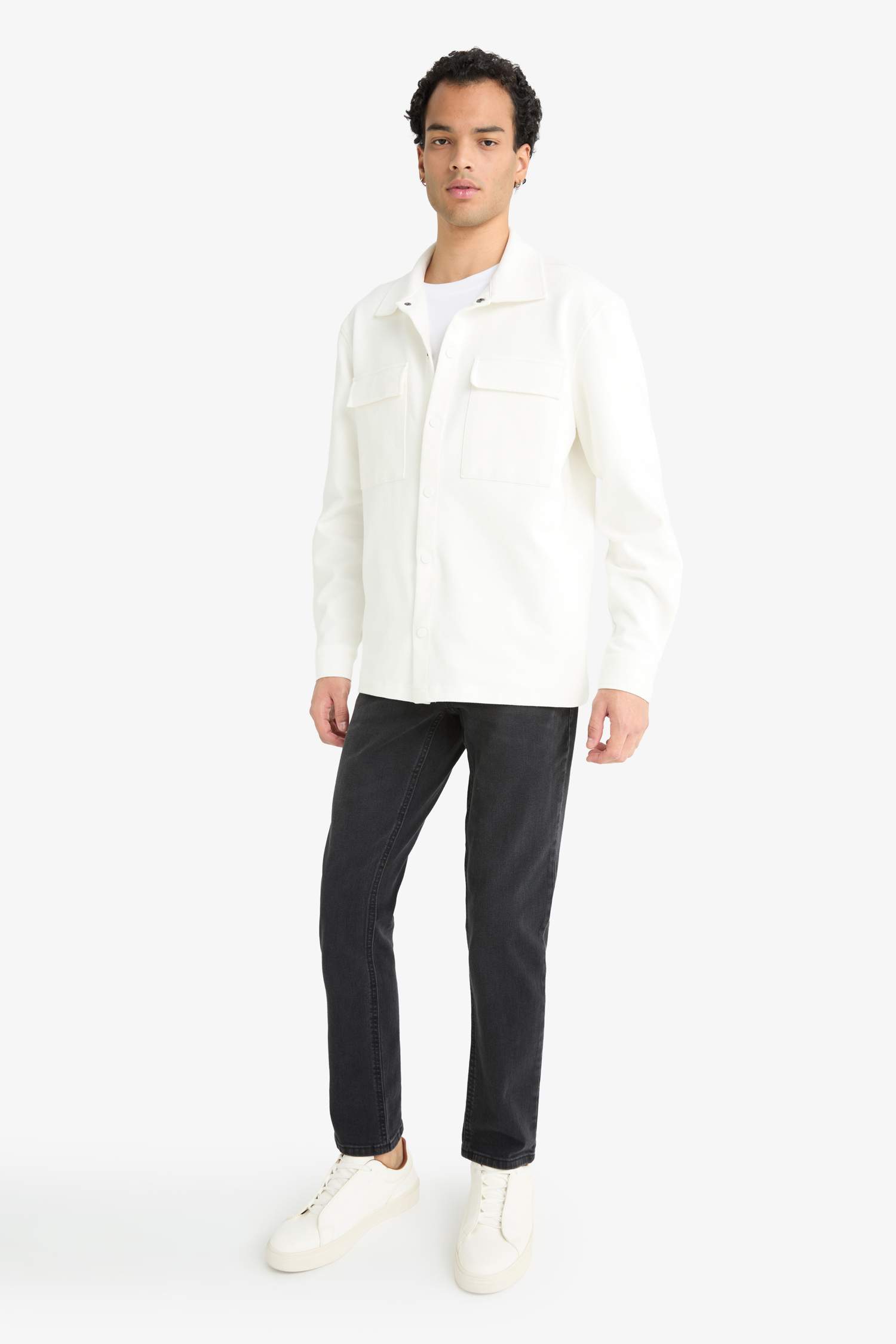 Regular Fit Twill Long Sleeve Shirt