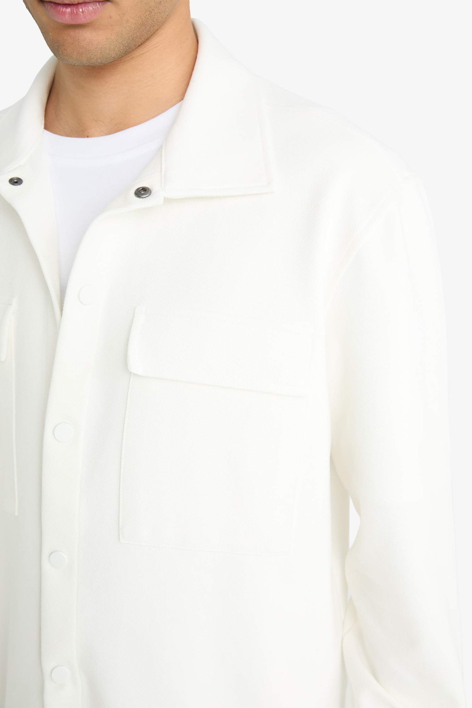 Regular Fit Twill Uzun Kollu Gömlek