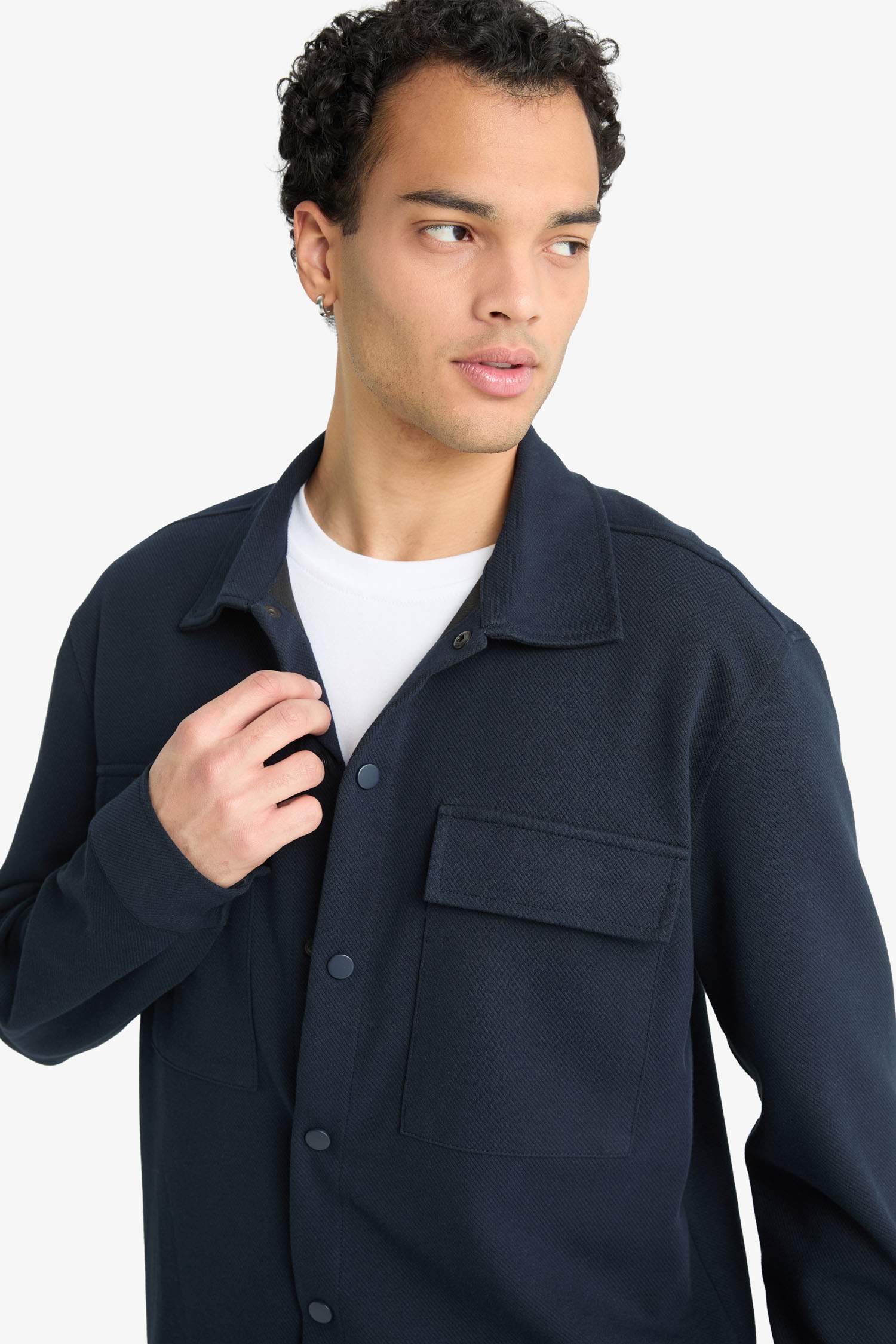 Regular Fit Twill Long Sleeve Shirt