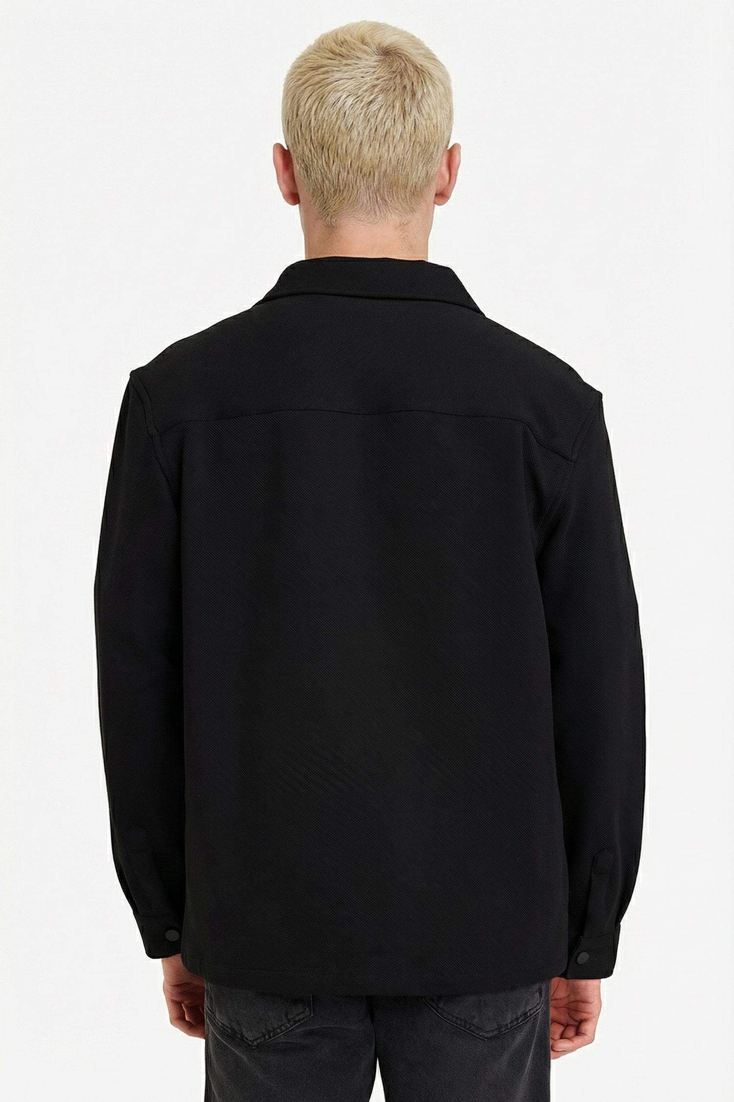 Regular Fit Long Sleeve Overshirt