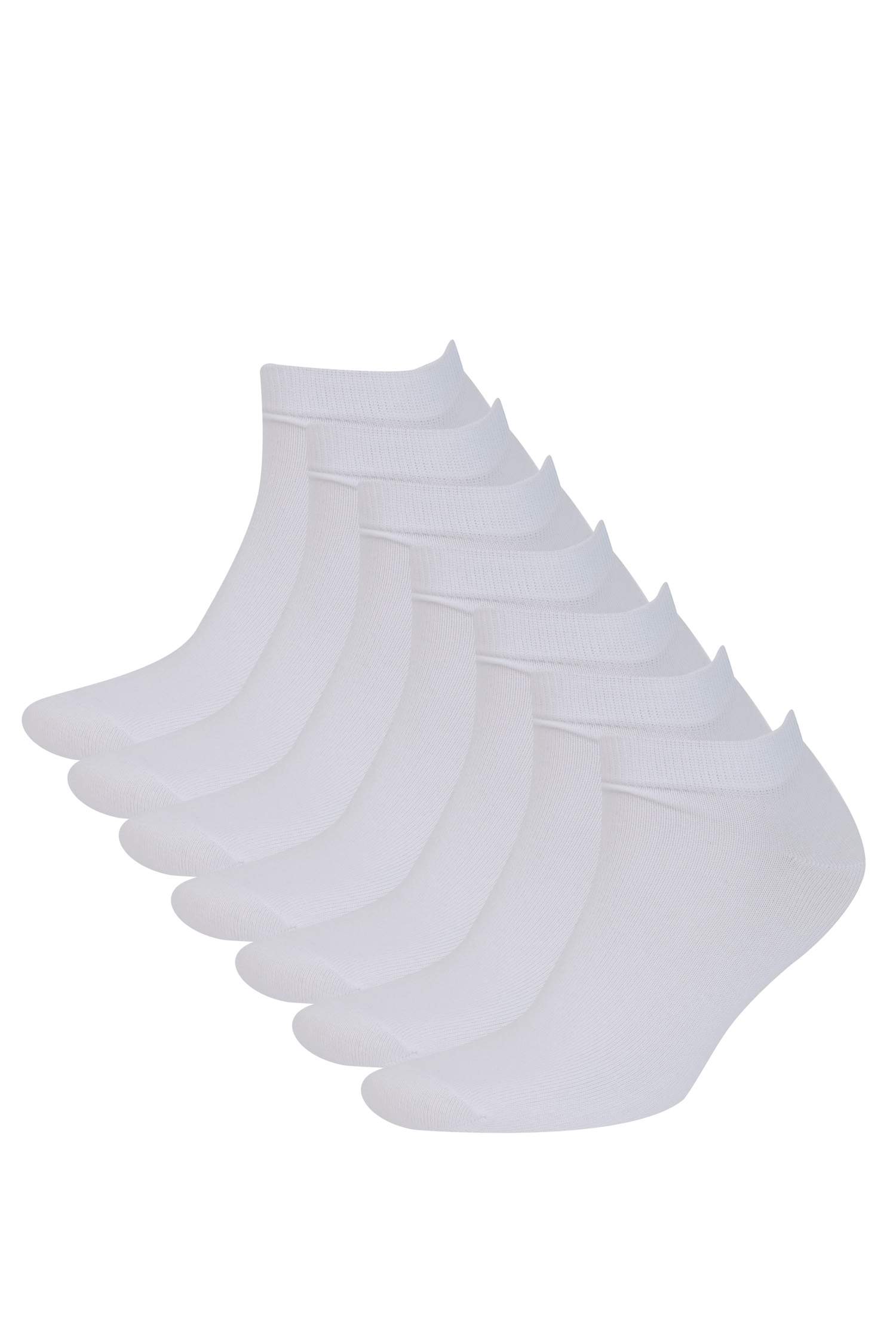 Erkek 7'li Pamuklu Patik Çorap