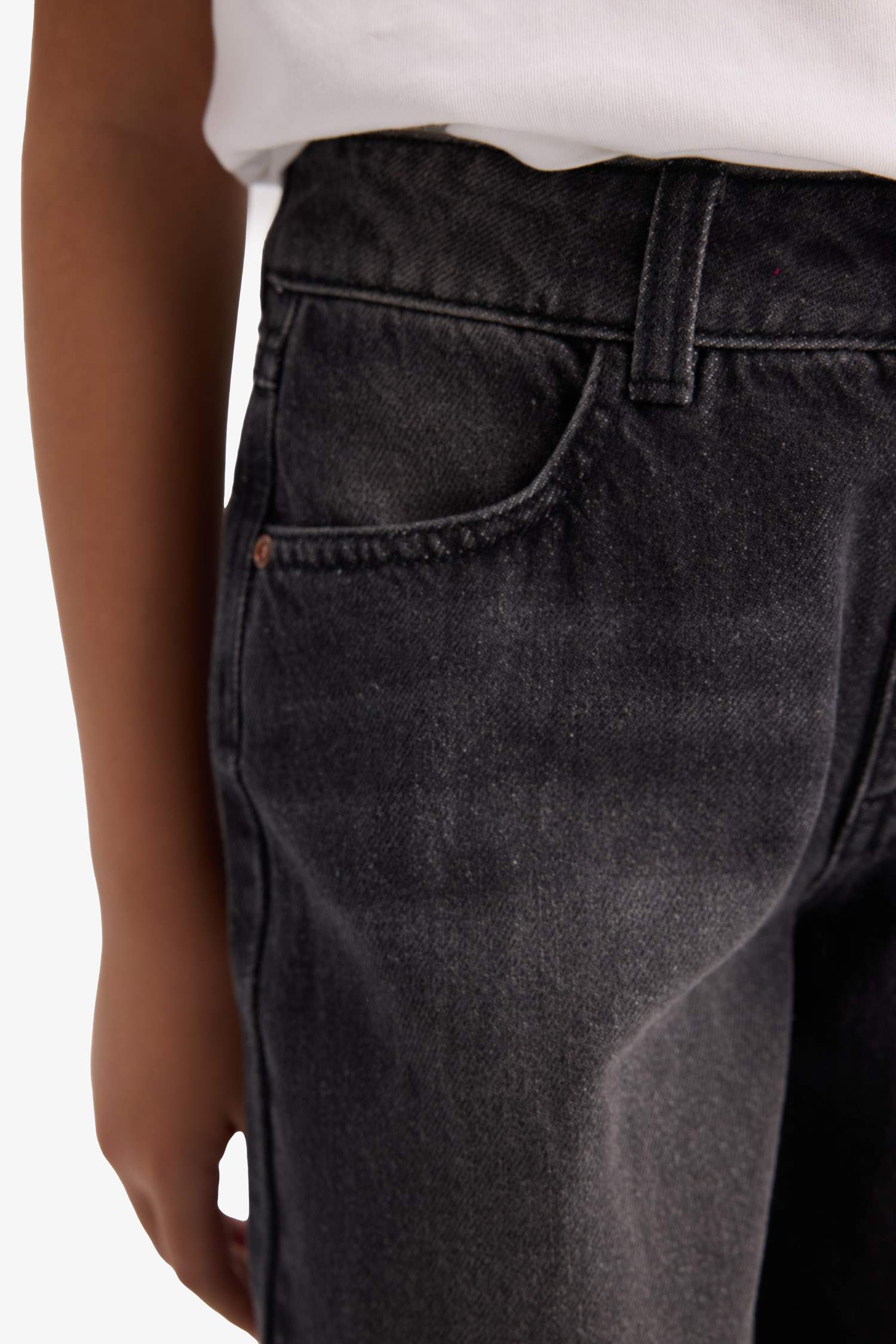 Қыздарға кең аяқ деним Шалбар