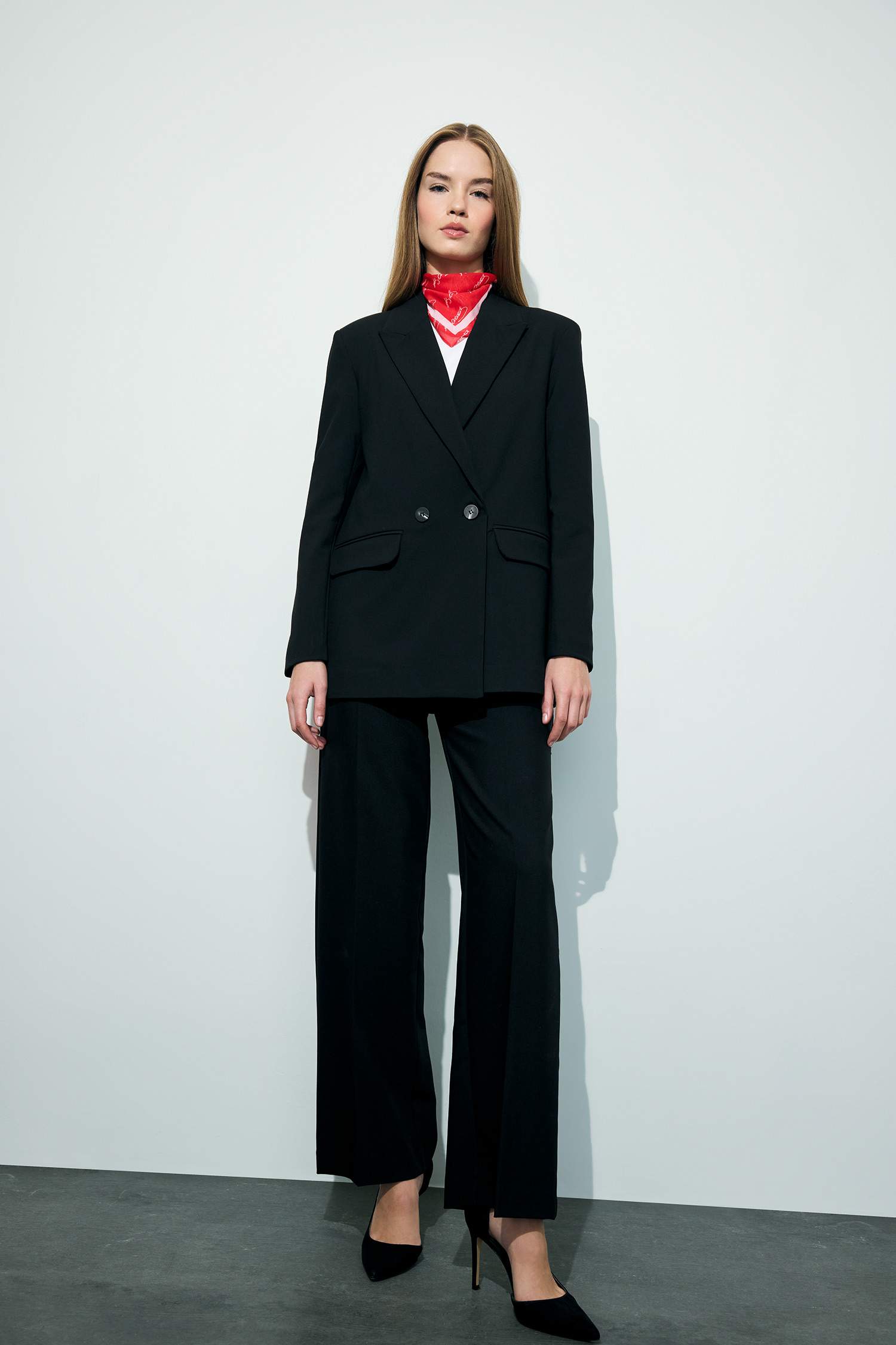 فيست بليزر اوفر سايز بياقة بليزر