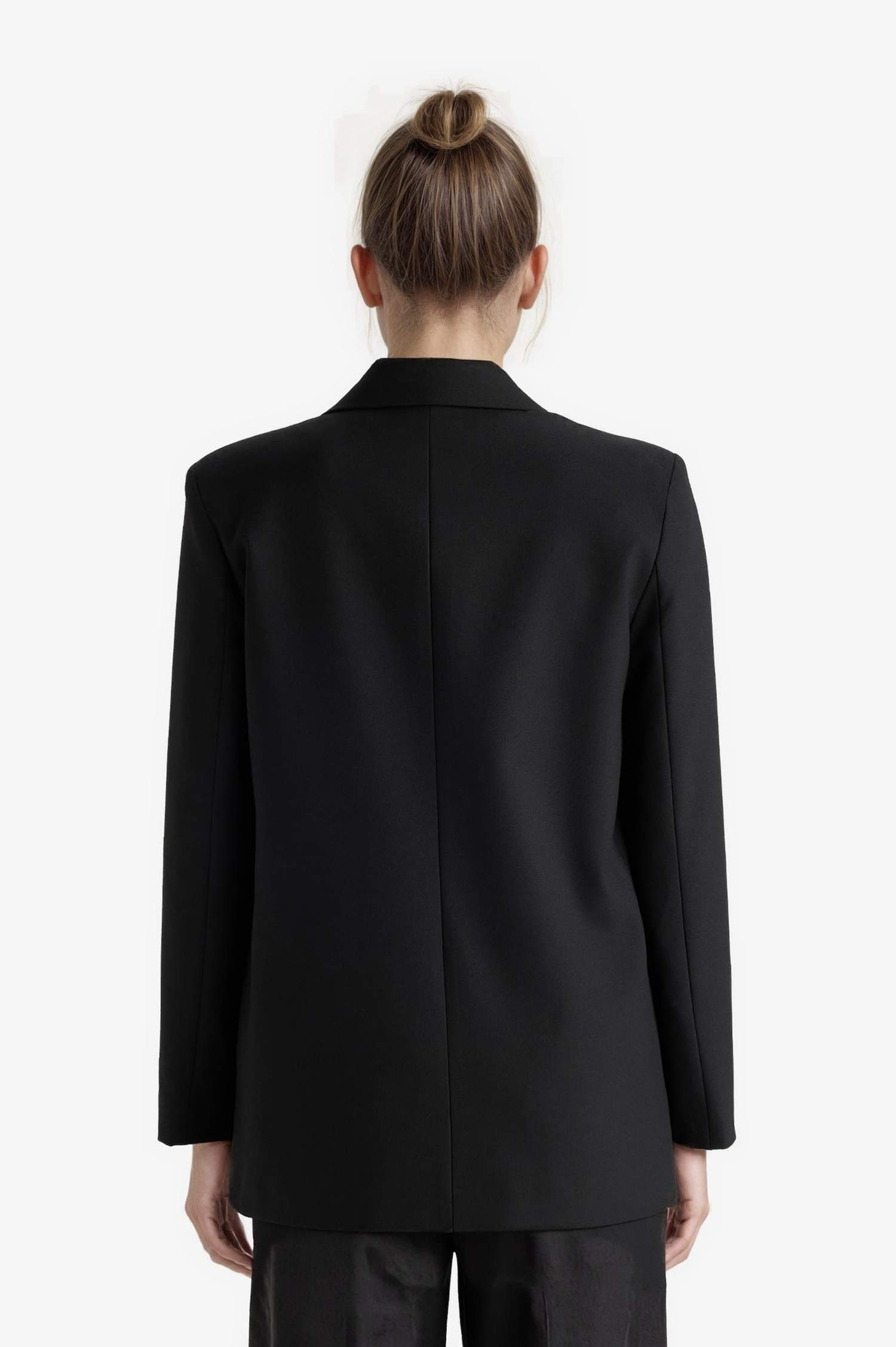 Oversize Fit Jacket Collar Blazer