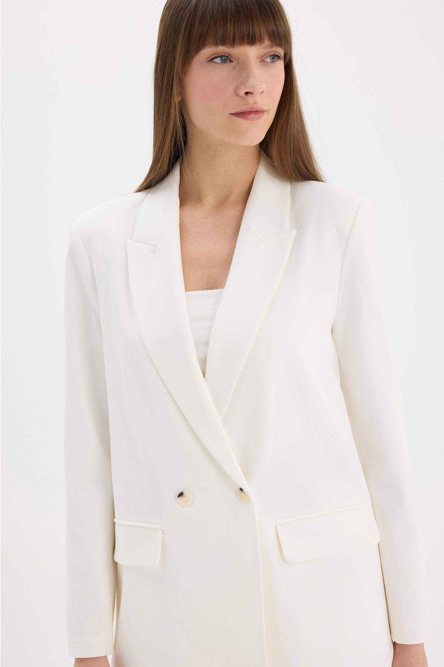 Oversize Geniş Kalıp Ceket Yaka Blazer Ceket