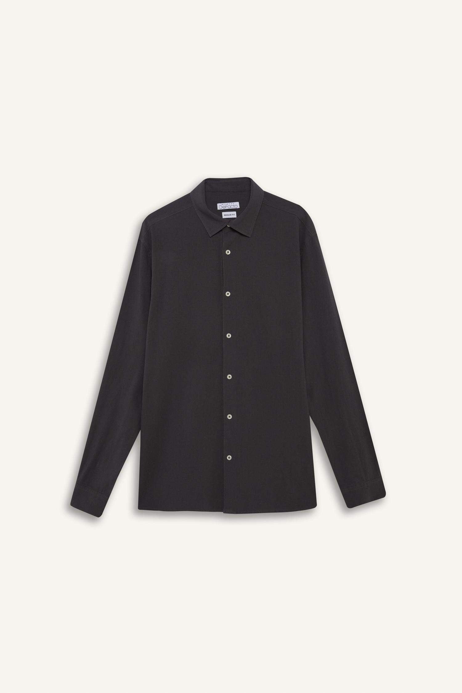 Regular Fit Polo Yaka Pamuklu Uzun Kollu Gömlek