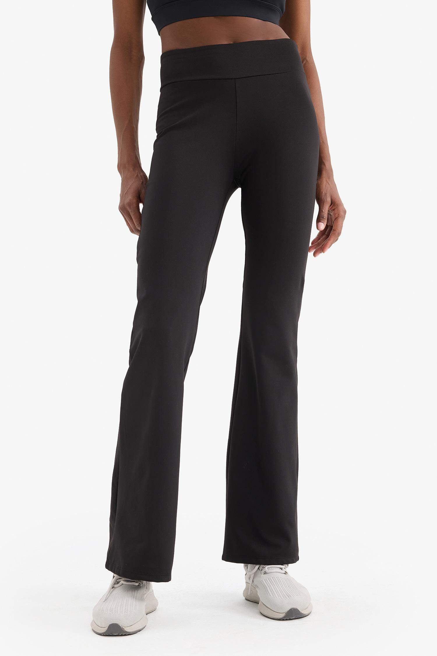 Flare Fit Toparlayıcı Yüksek Bel Sporcu Pantolon