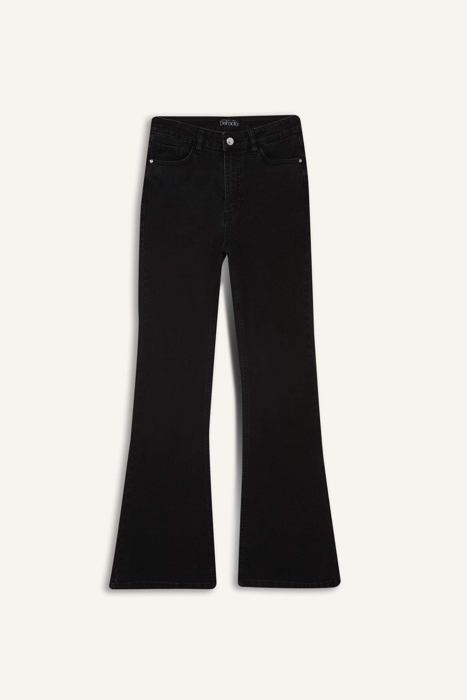 بنطلون جينز ميا برجل عادية وخصر عالي