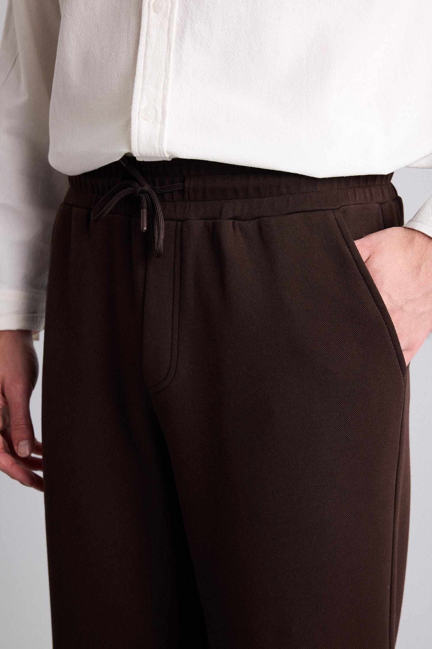 DeFacto Regular Fit Düz Paça Pantolon görsel 5