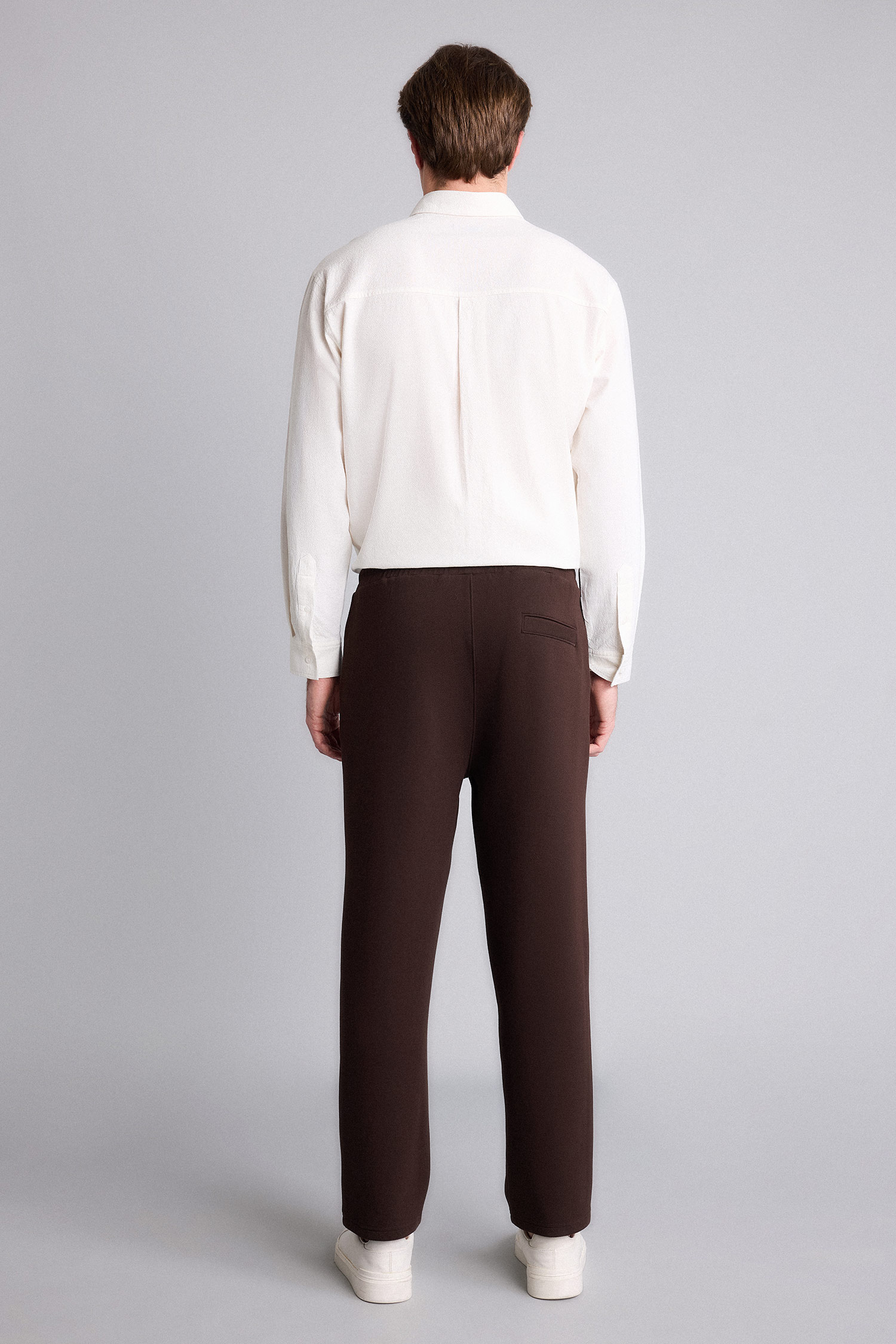 DeFacto Regular Fit Düz Paça Pantolon görsel 6