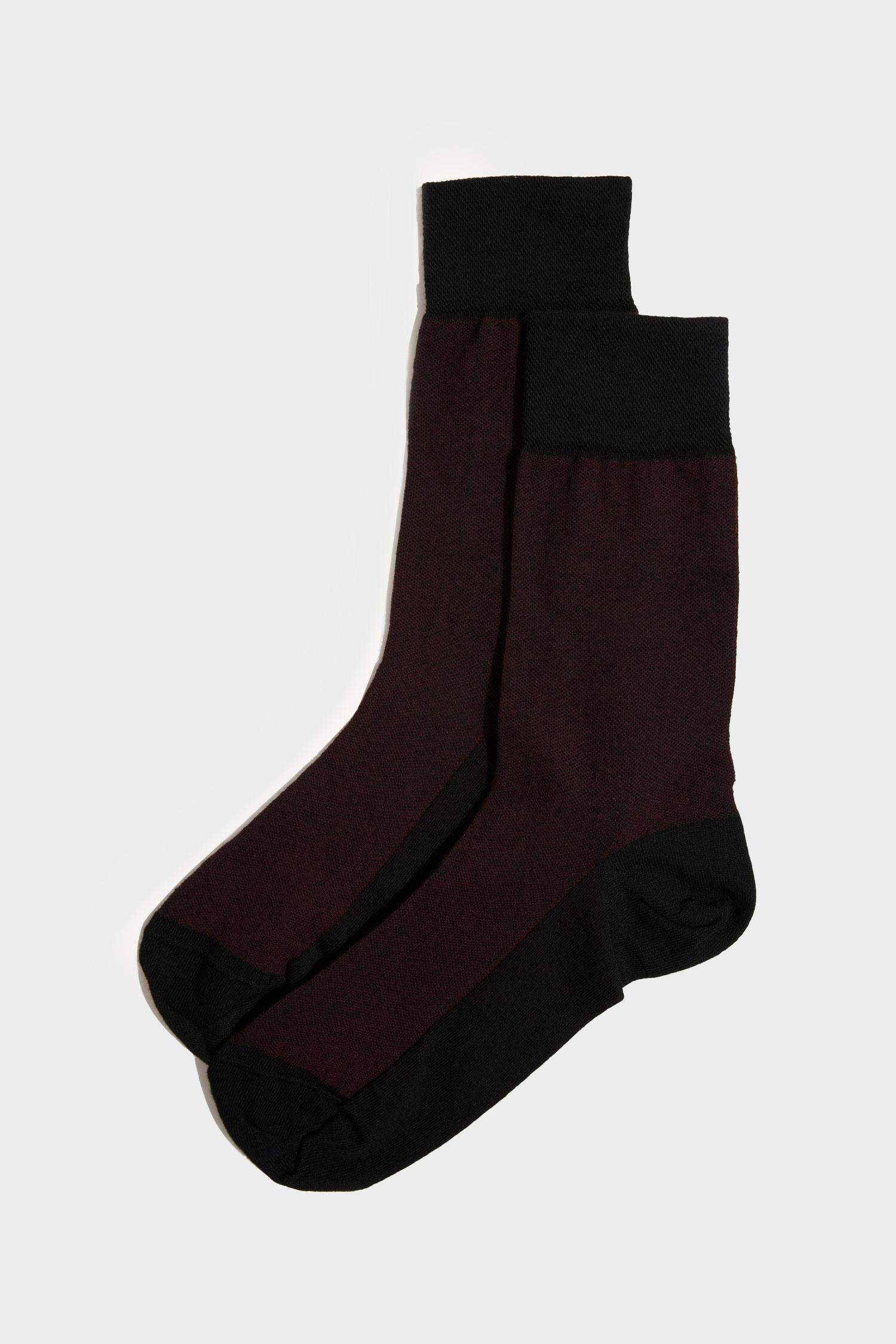 Man Seamless 2 Piece Coolmax Heat Regulating Long Socks