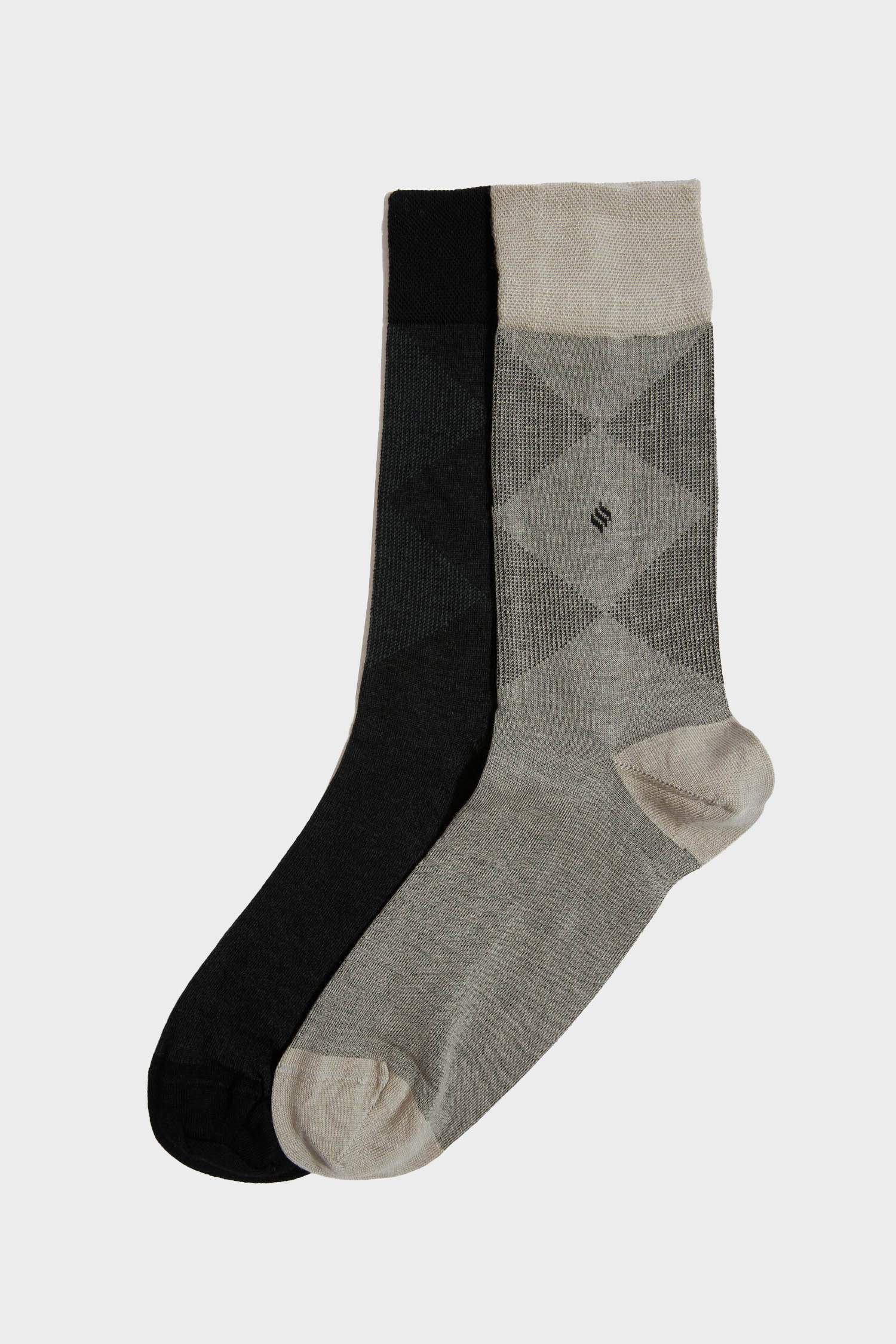 Man Seamless 2 Piece Thermoregulatory Long Socks