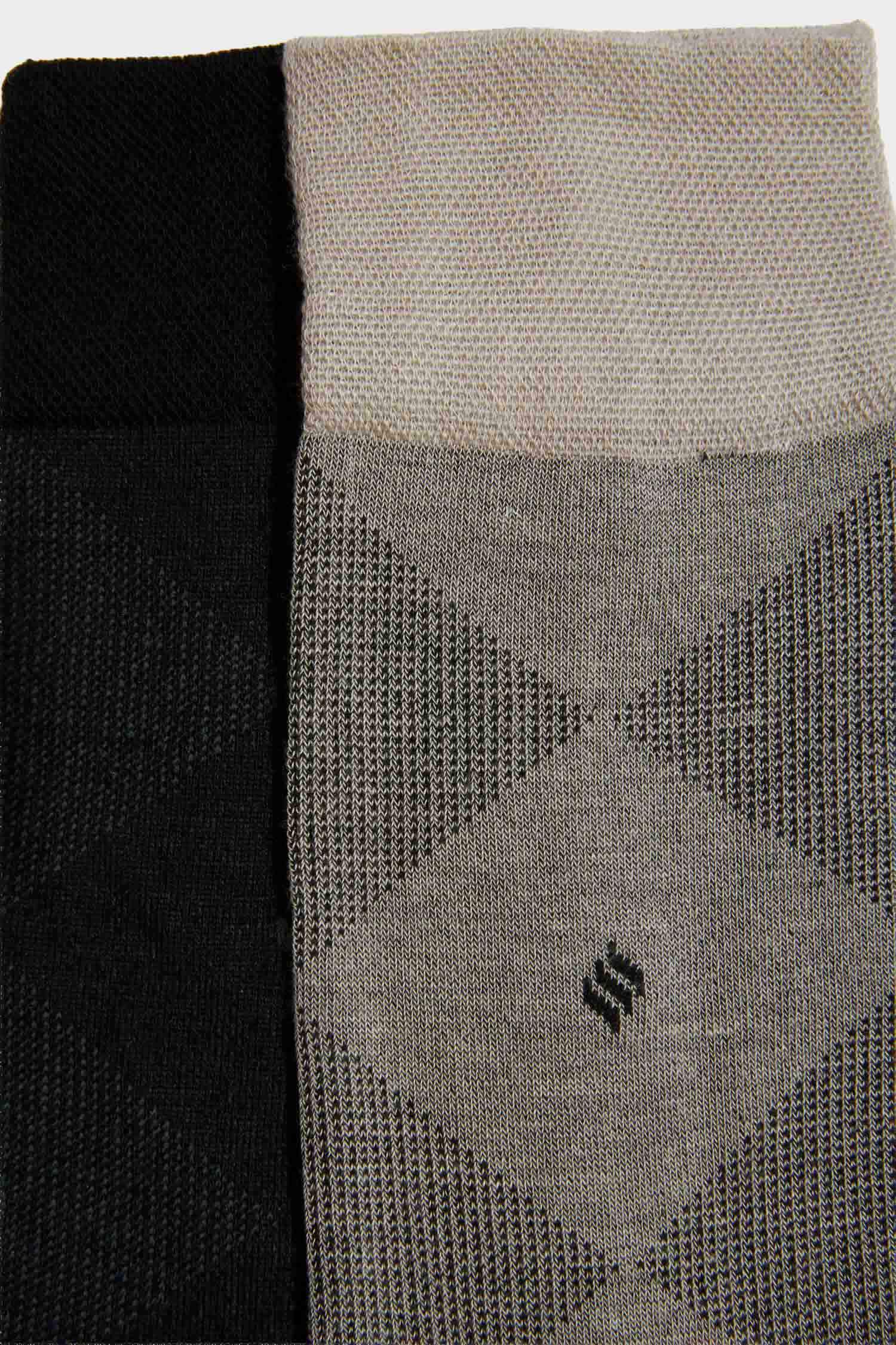 Man Seamless 2 Piece Thermoregulatory Long Socks