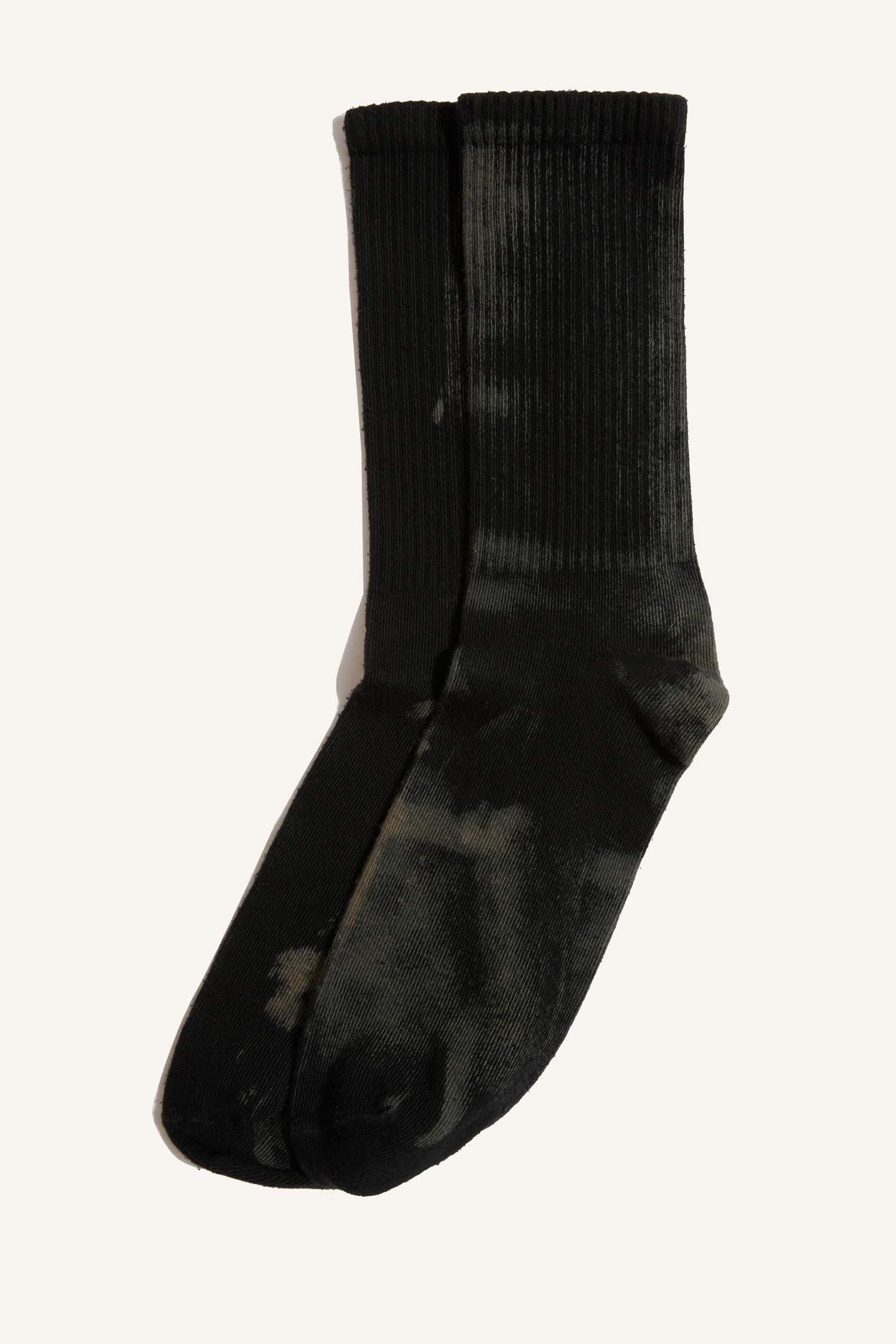 Man Batik Dyed Combed Cotton Long Tennis Socks
