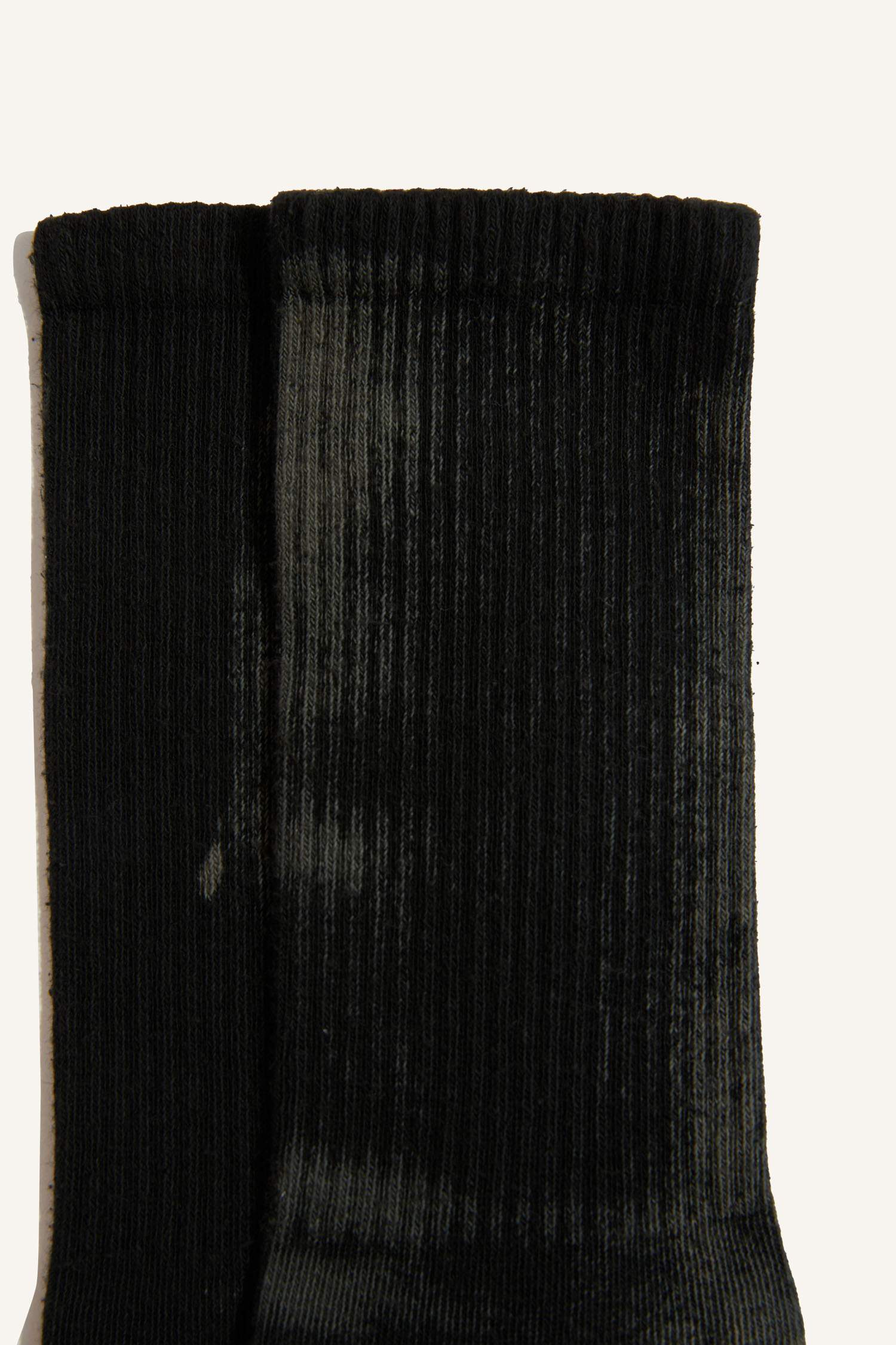 Man Batik Dyed Combed Cotton Long Tennis Socks