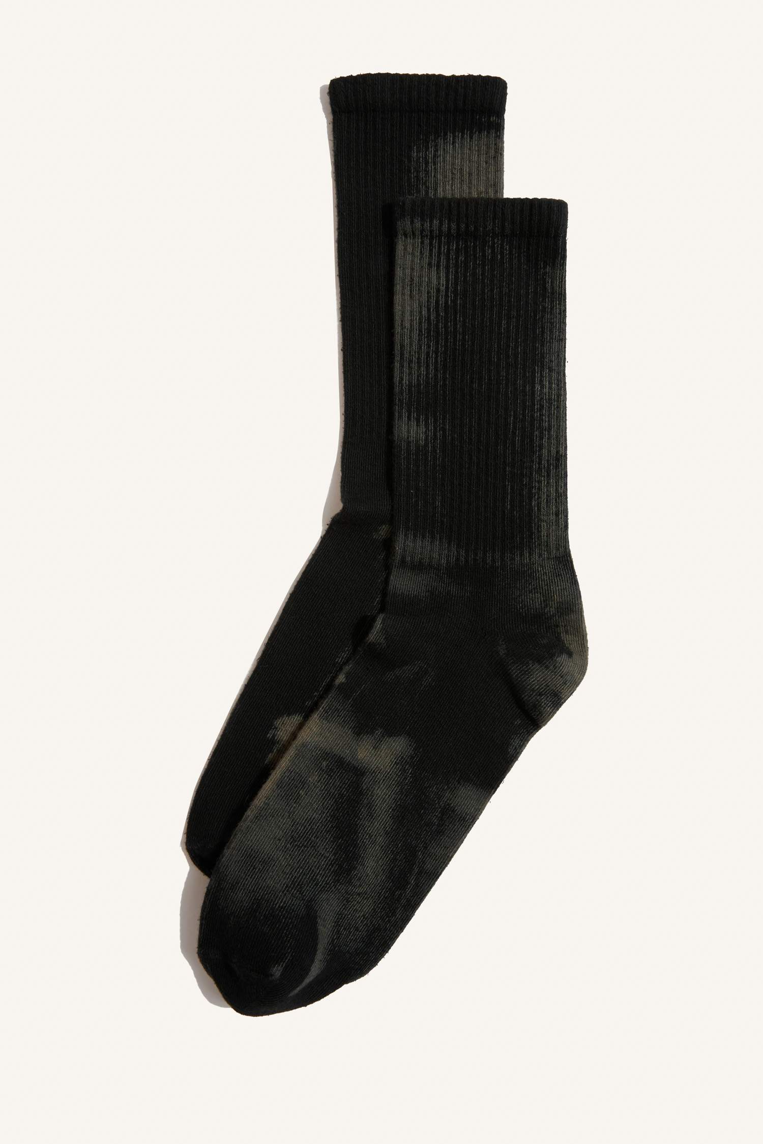 Man Batik Dyed Combed Cotton Long Tennis Socks