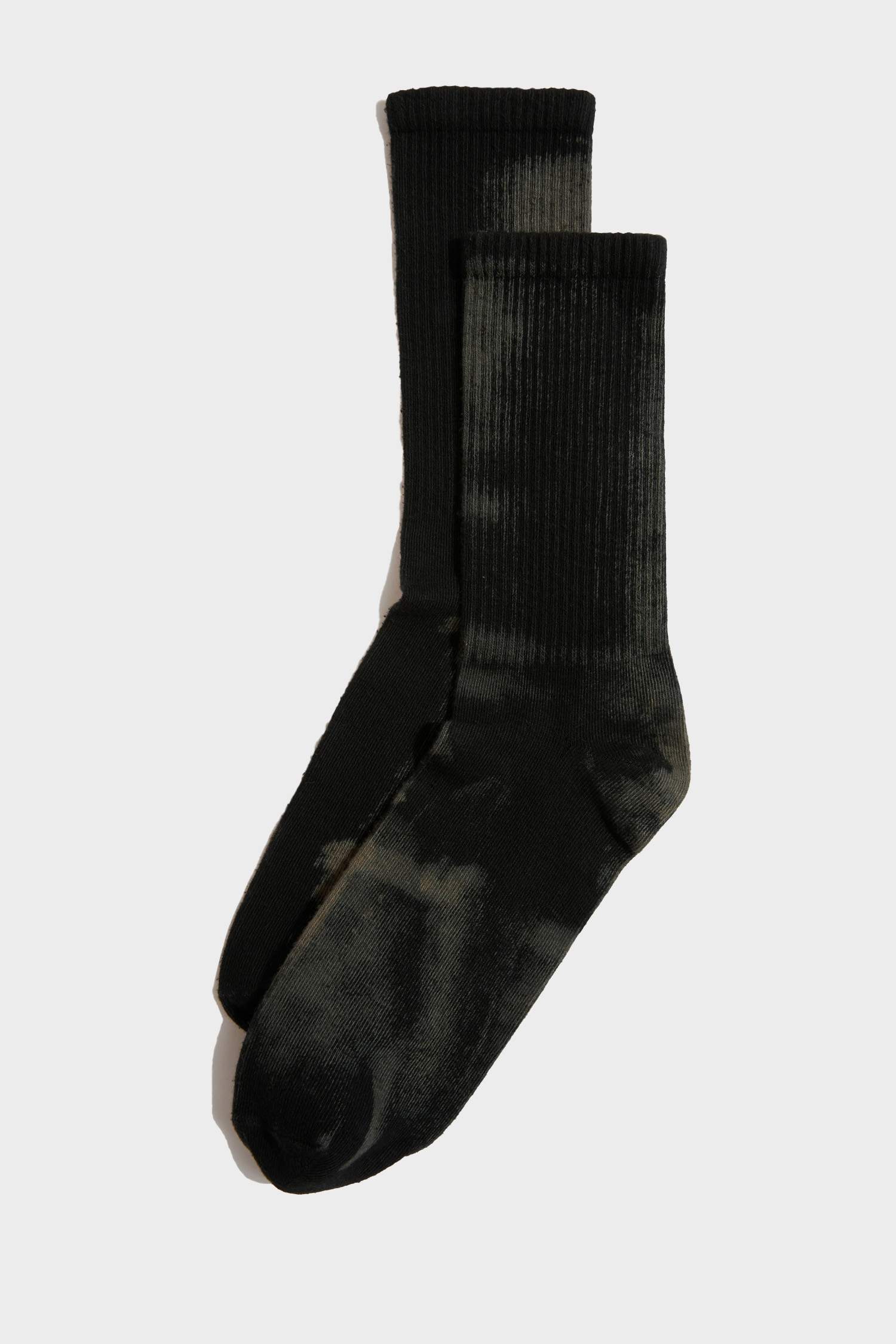 Erkek Dikişsiz Batik Boyamalı Penye Pamuklu Premium Uzun Tenis Çorap