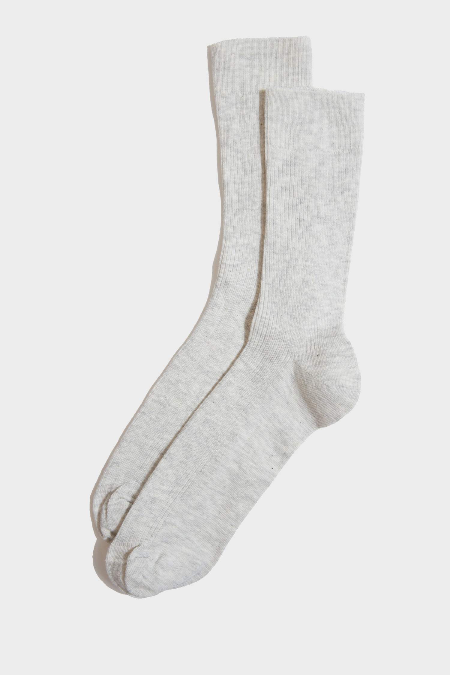 Erkek Dikişsiz Rahat Lastikli 5'li Penye Pamuklu Premium Uzun Çorap