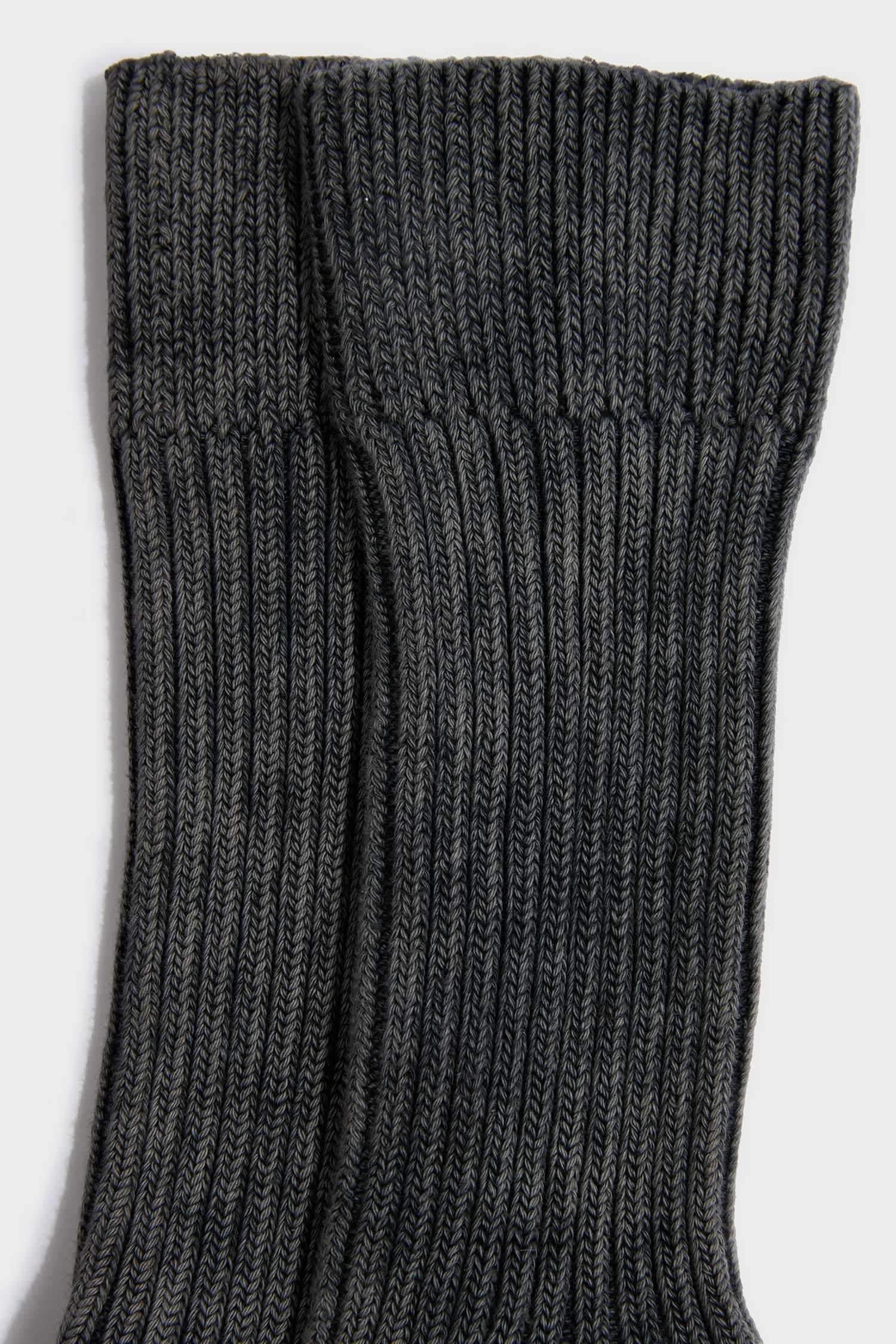 Erkek Dikişsiz Yıkamalı Eskitmeli Görünümlü Penye Pamuklu Premium Uzun Çorap