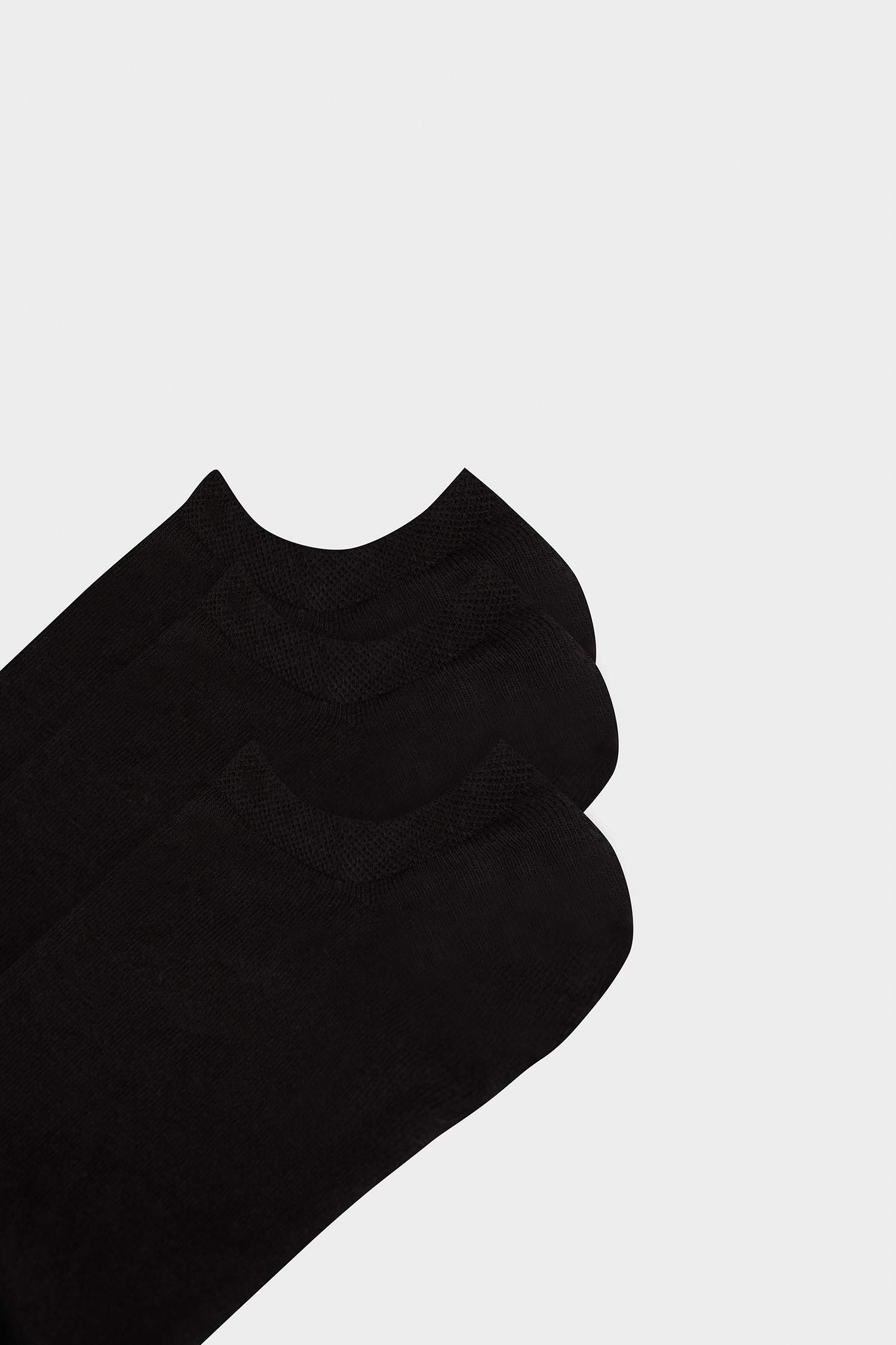 Lot de 3 chaussettes sneakers en coton pour homme