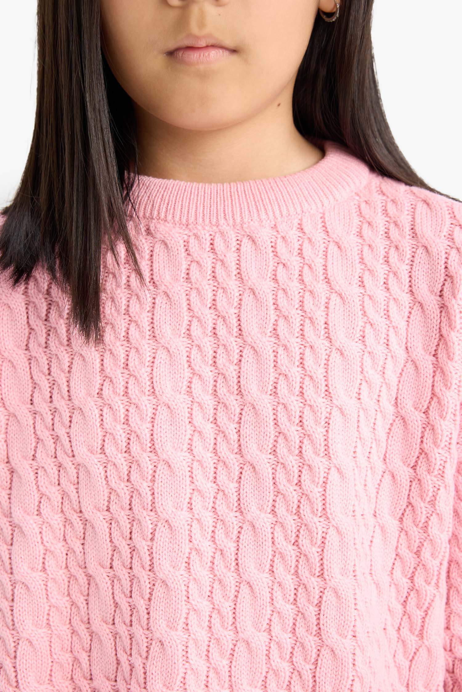 Girl Standard Fit Crew Neck Pullover