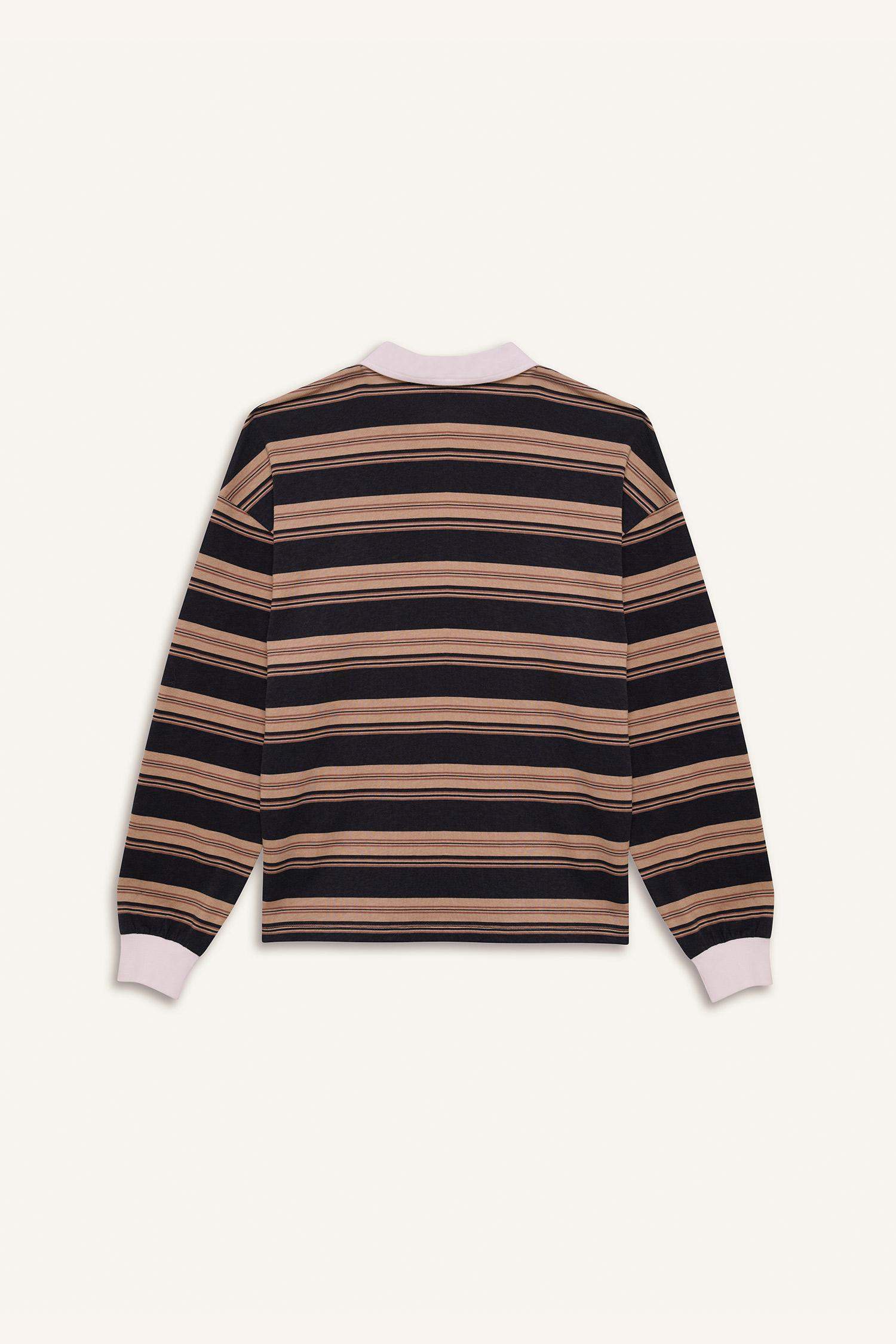 سويت شيرت قصة فضفاضة بياخة بولو