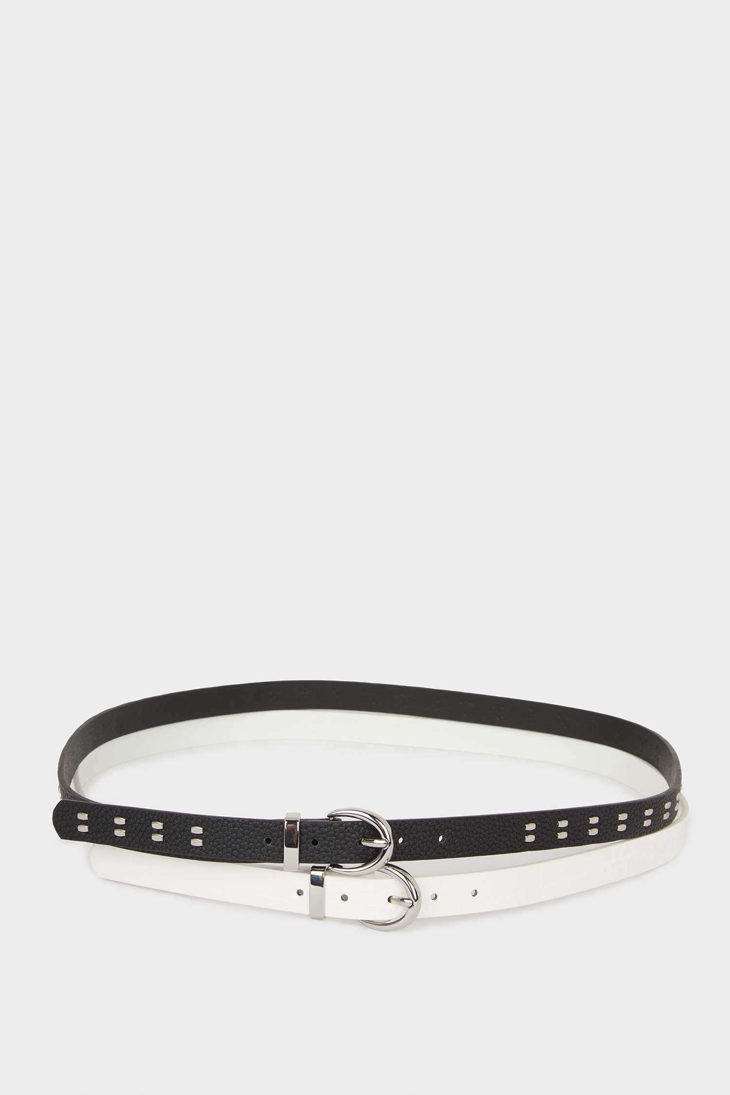 حزام نسائي جلد صناعي - قطعتين