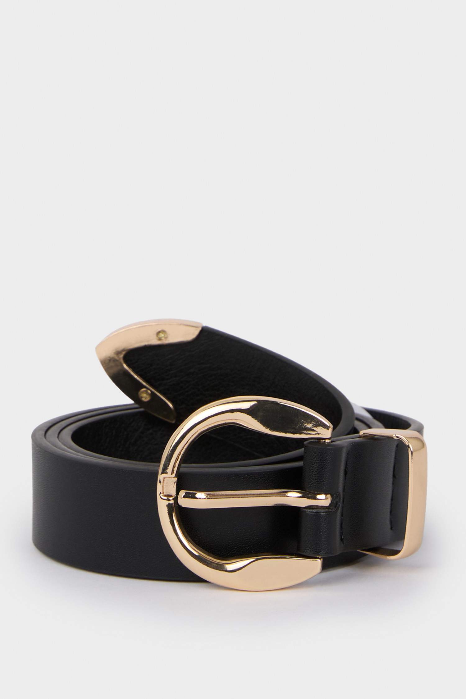 Black WOMAN Woman Faux Leather Jean Belt 3277150 | DeFacto