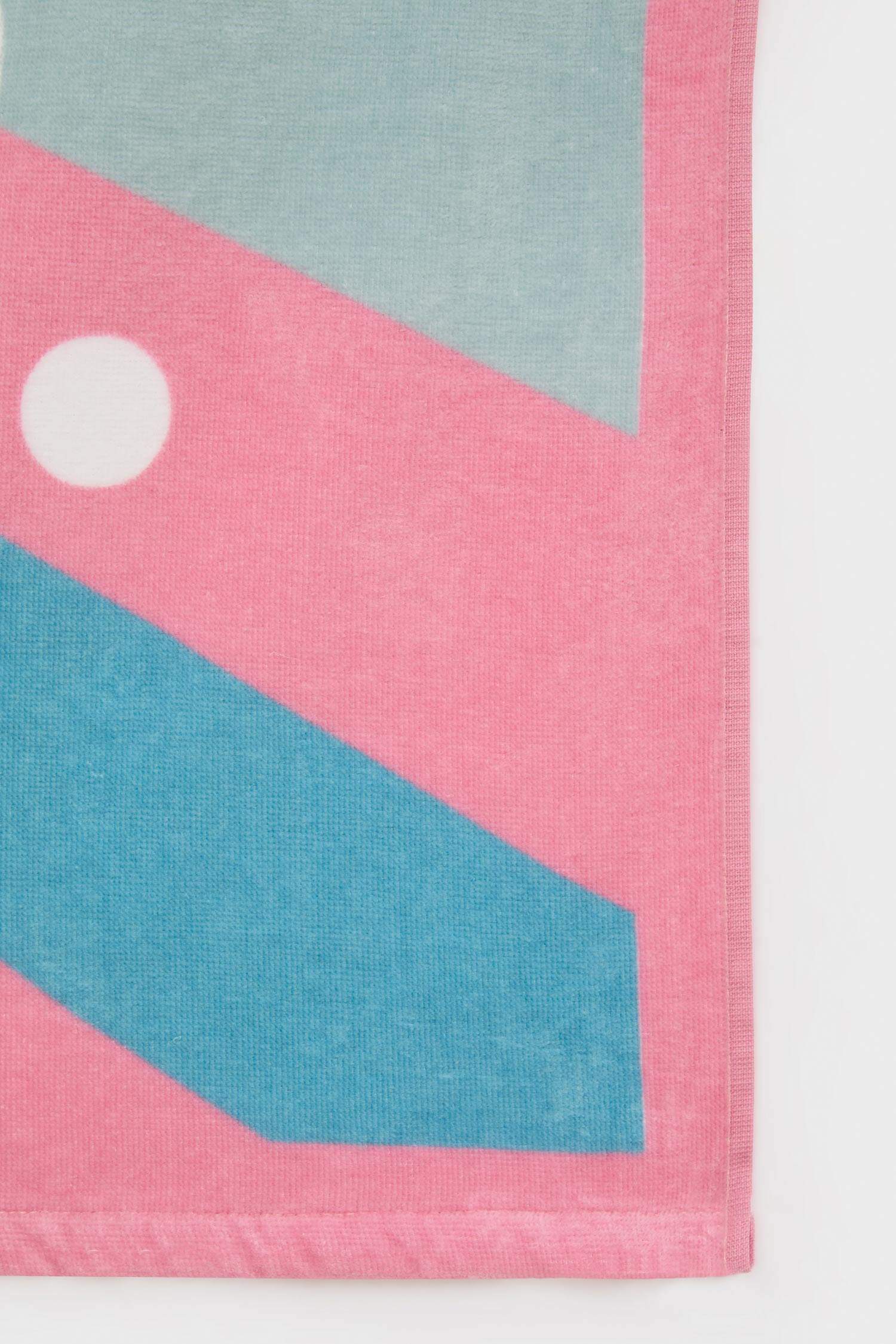 Kadın Baskılı Pamuklu Plaj Havlusu