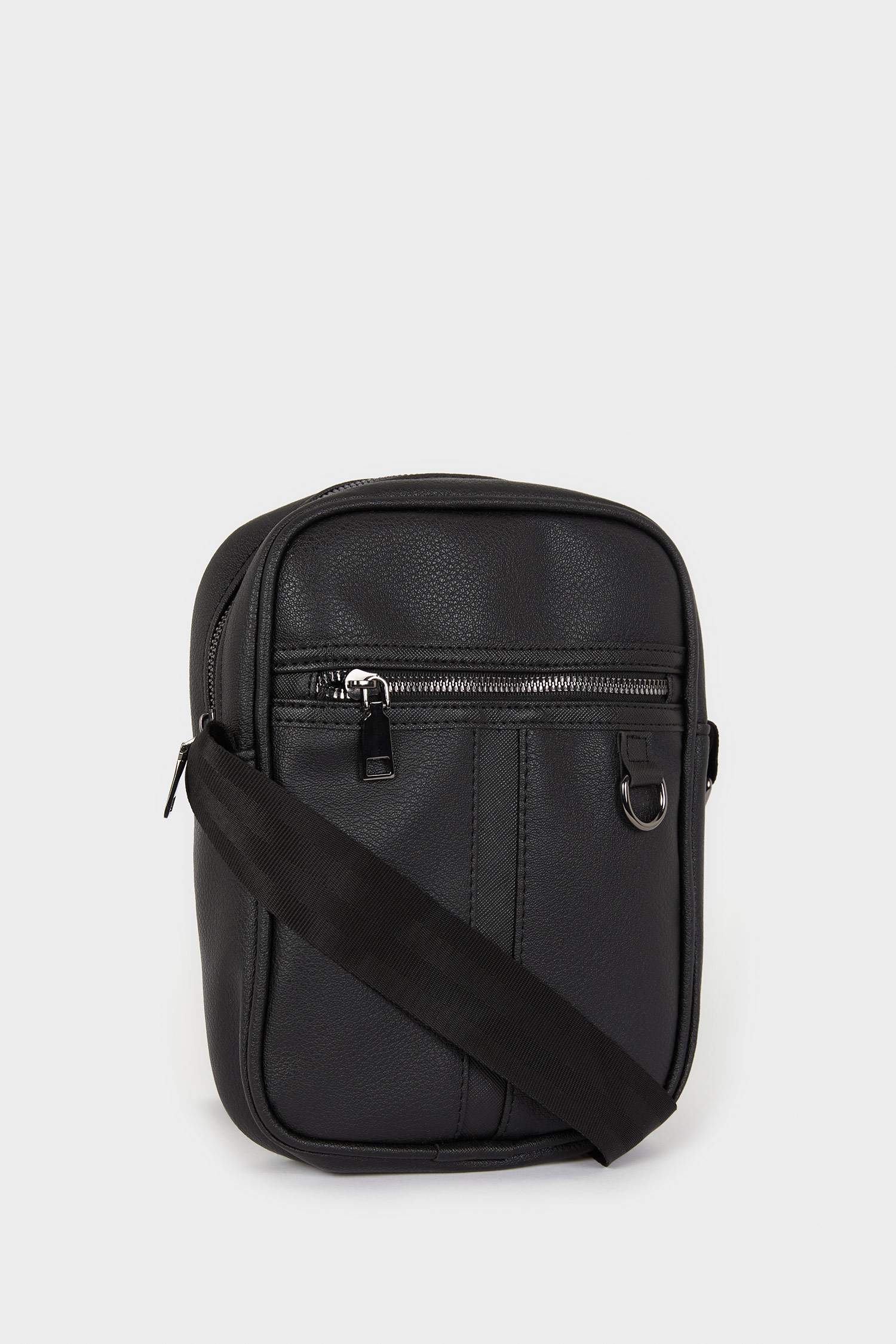 Erkek Suni Deri Çapraz Çanta