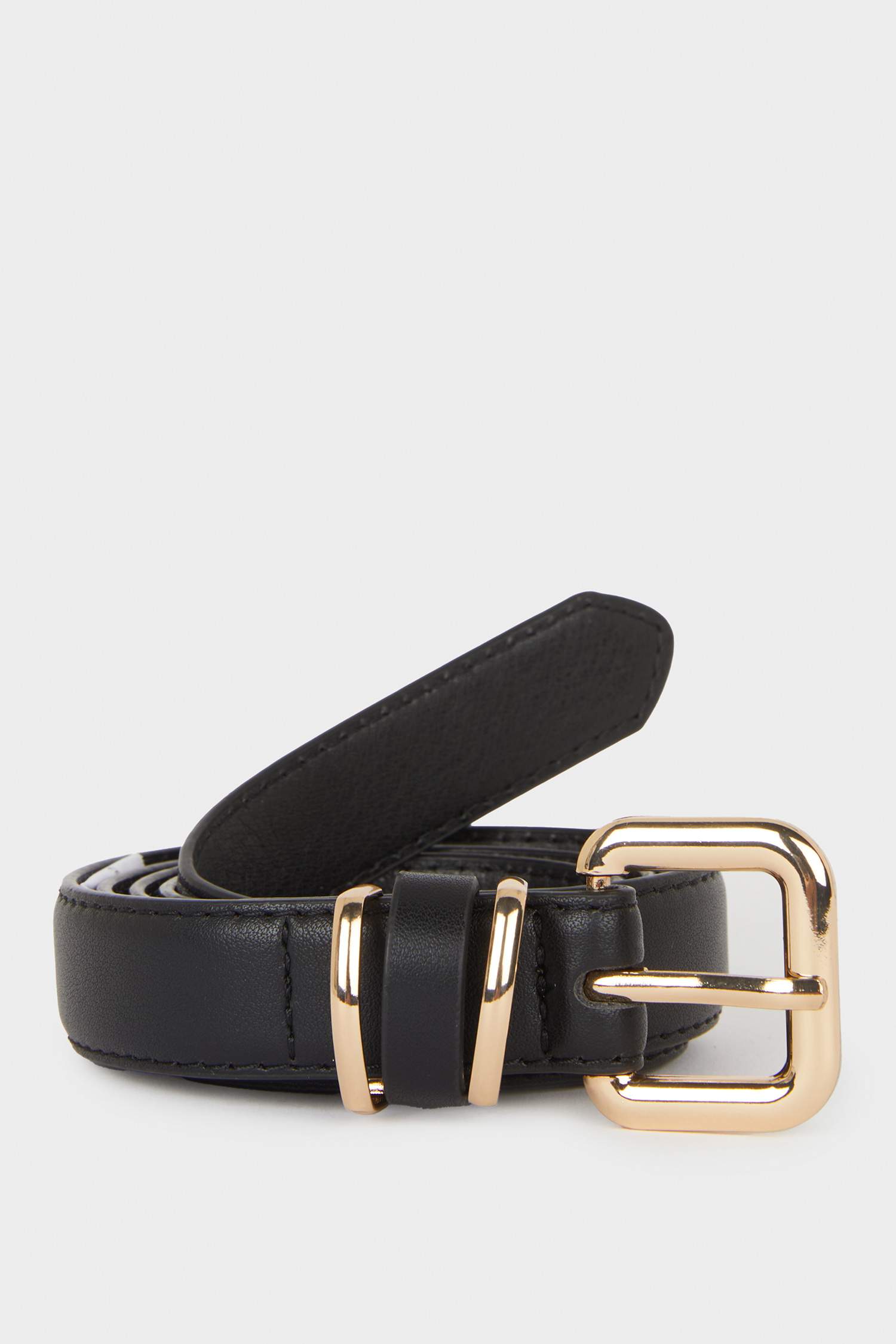 Kadın Suni Deri Jean Kemeri