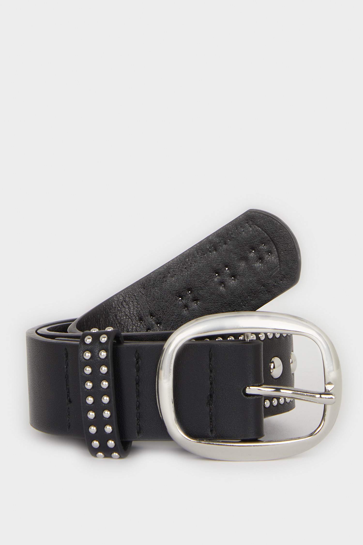 Kadın Suni Deri Jean Kemeri