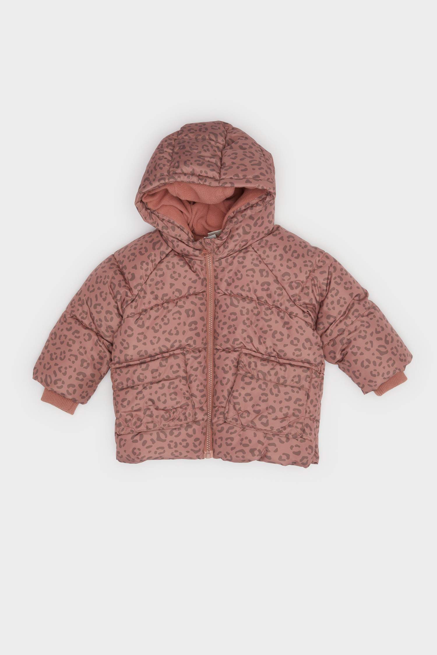 Baby Girl Windproof Waterproof Hooded Puffer Jacket