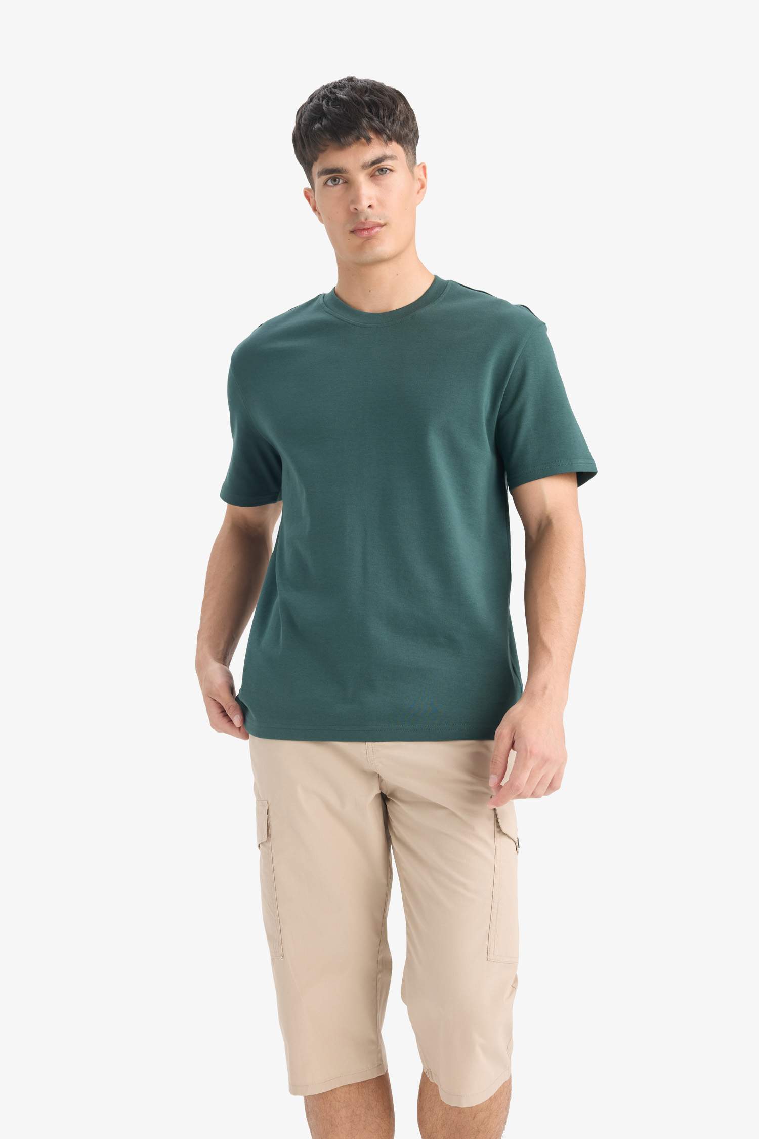 Regular Fit Crew Neck Short Sleeve T-Shirt
