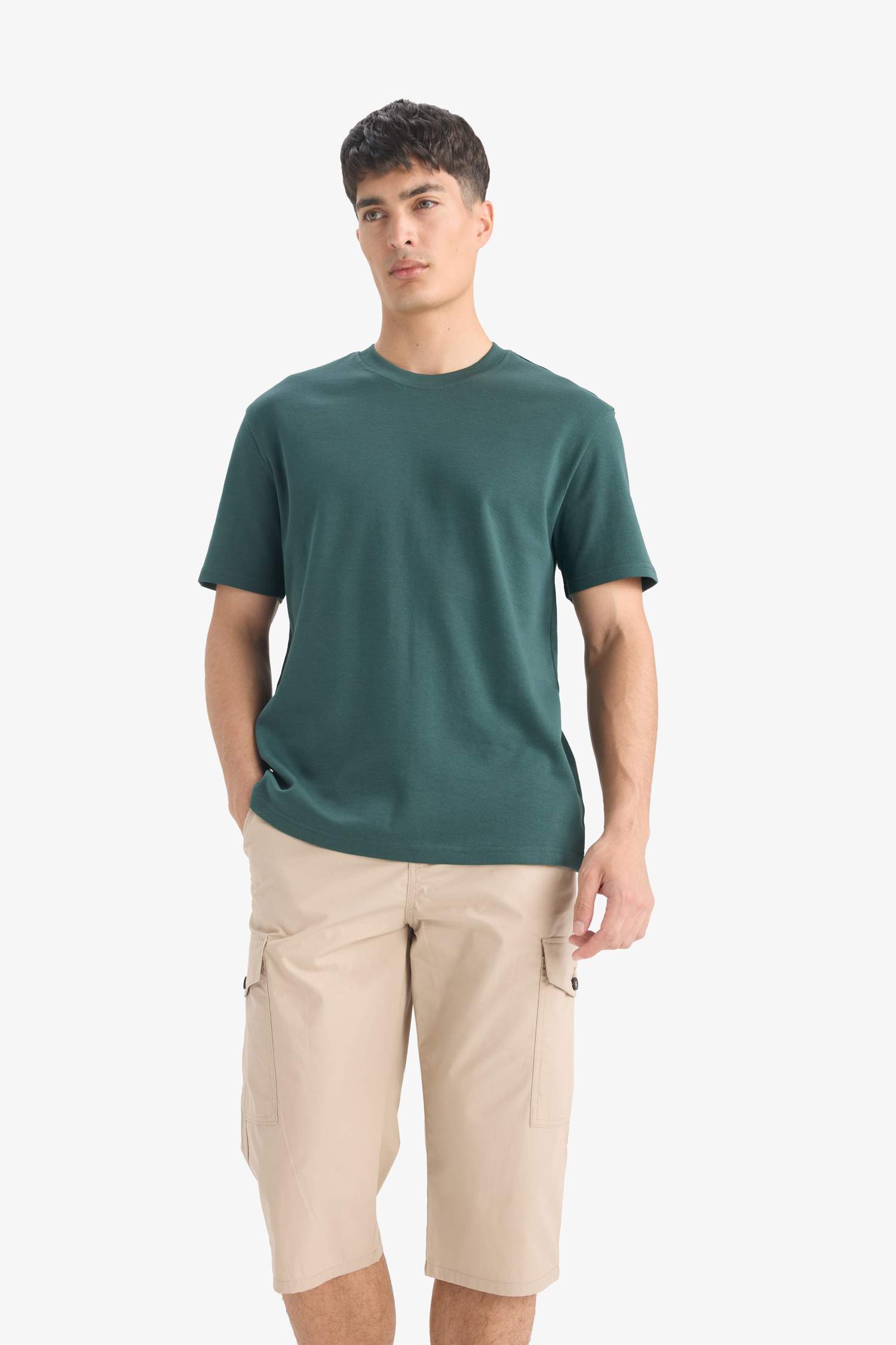 Regular Fit Crew Neck Short Sleeve T-Shirt