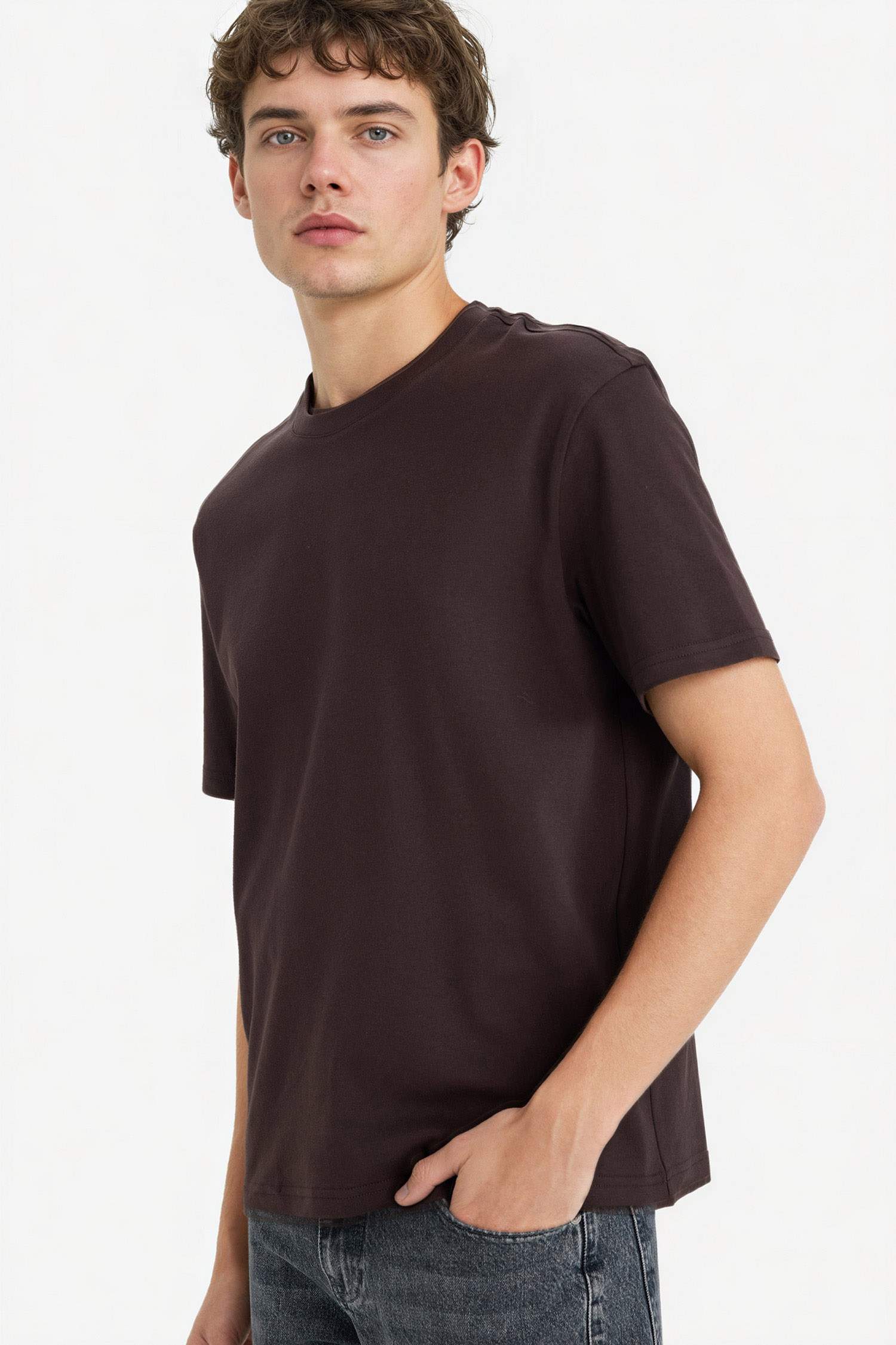 %100 Pamuk Basic Tişört