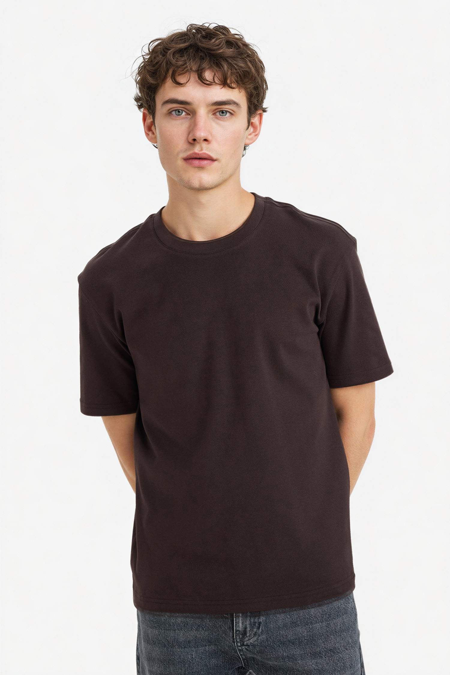 %100 Pamuk Basic Tişört