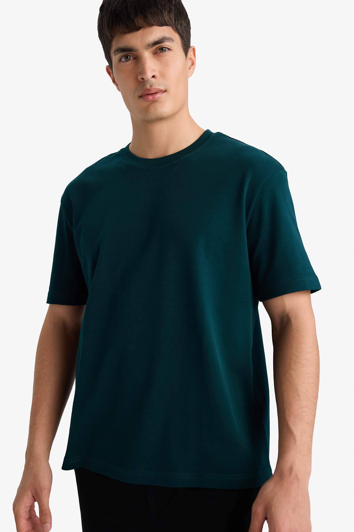 Regular Fit Crew Neck Short Sleeved T-shirt